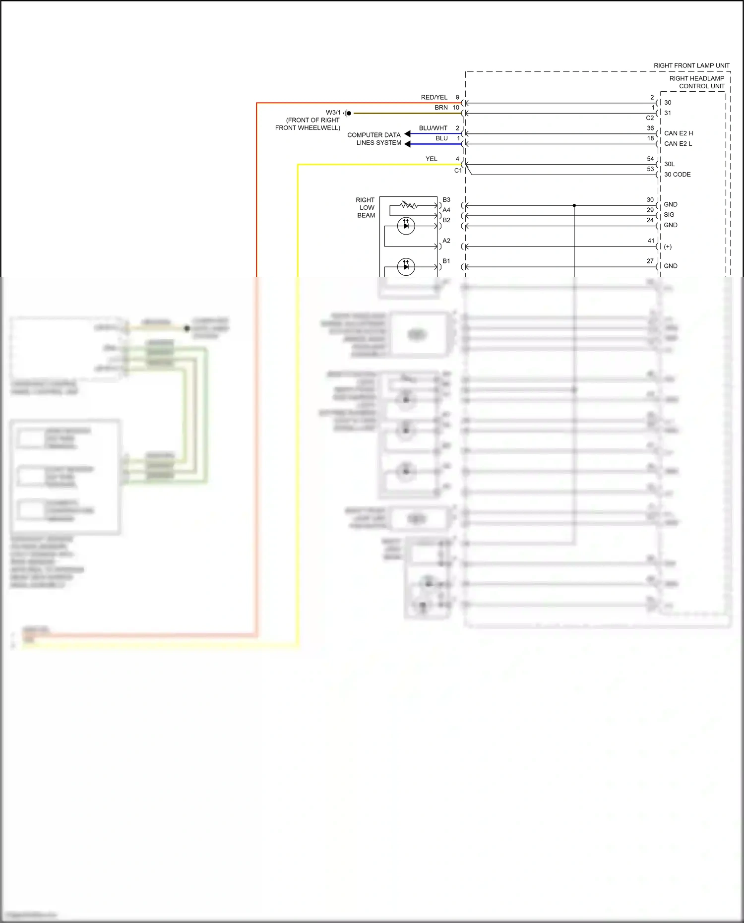 Wiring diagram 30 code for Mercedes-Benz CLA-class C117/X117 facelift (2016-2019) (1 of 1)