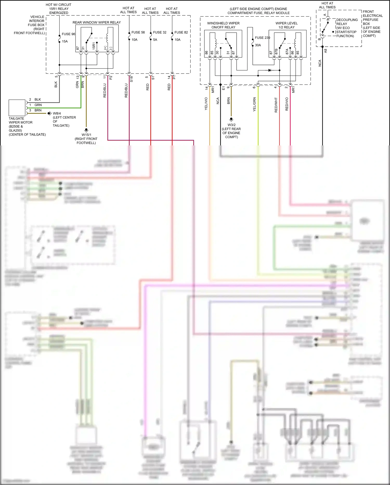 Wiring diagram computer data lines system for Mercedes-Benz CLA-class C117/X117 facelift (2016-2019) (60 of 91)