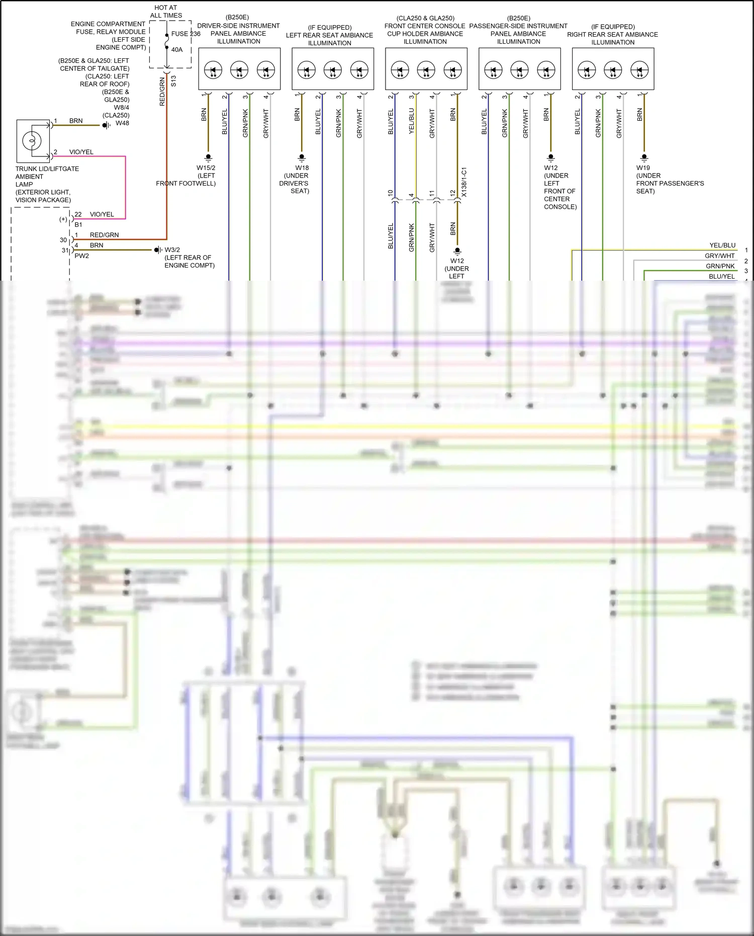 Wiring diagram computer data lines system for Mercedes-Benz CLA-class C117/X117 facelift (2016-2019) (37 of 91)