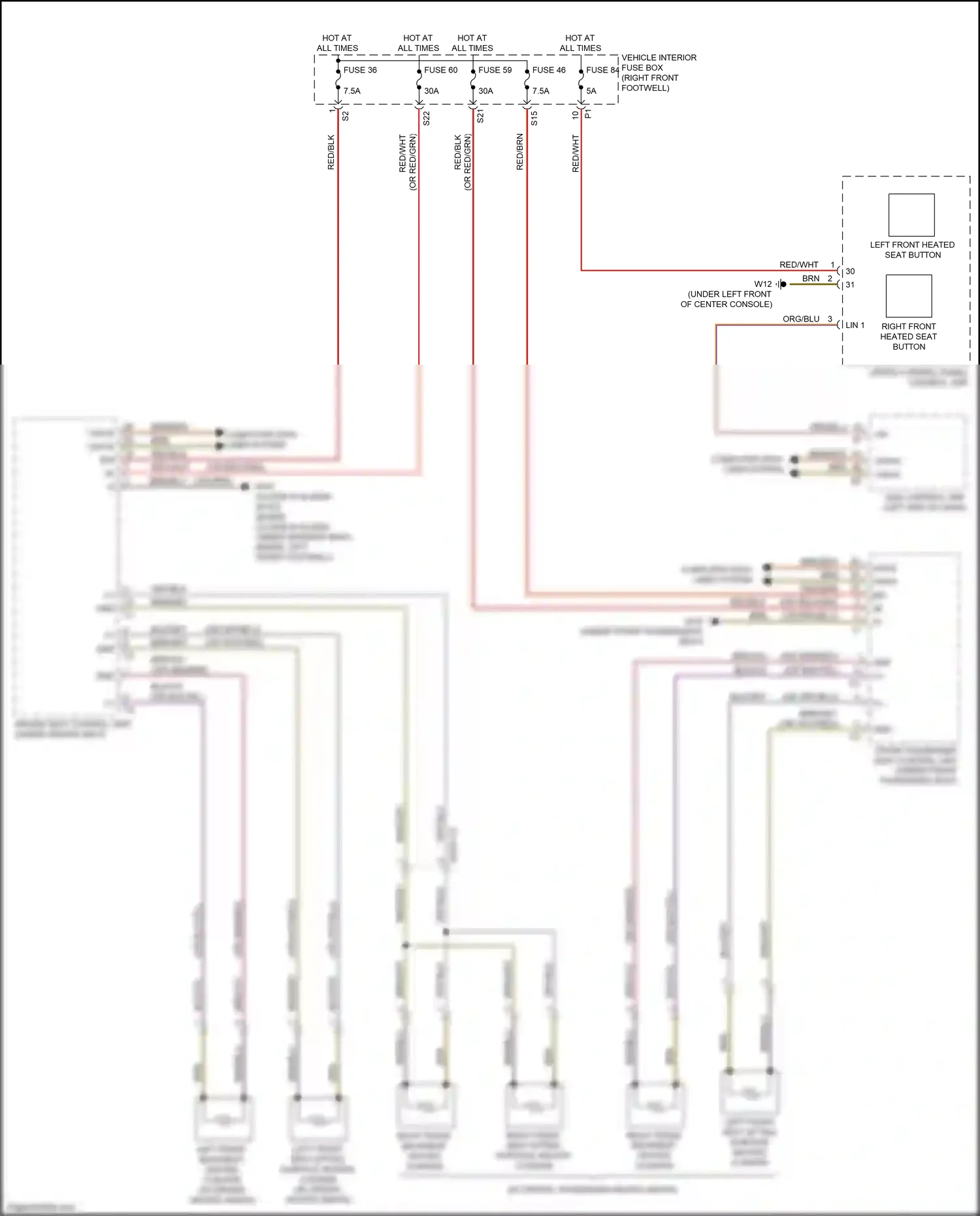 Wiring diagram computer data lines system for Mercedes-Benz CLA-class C117/X117 facelift (2016-2019) (53 of 91)