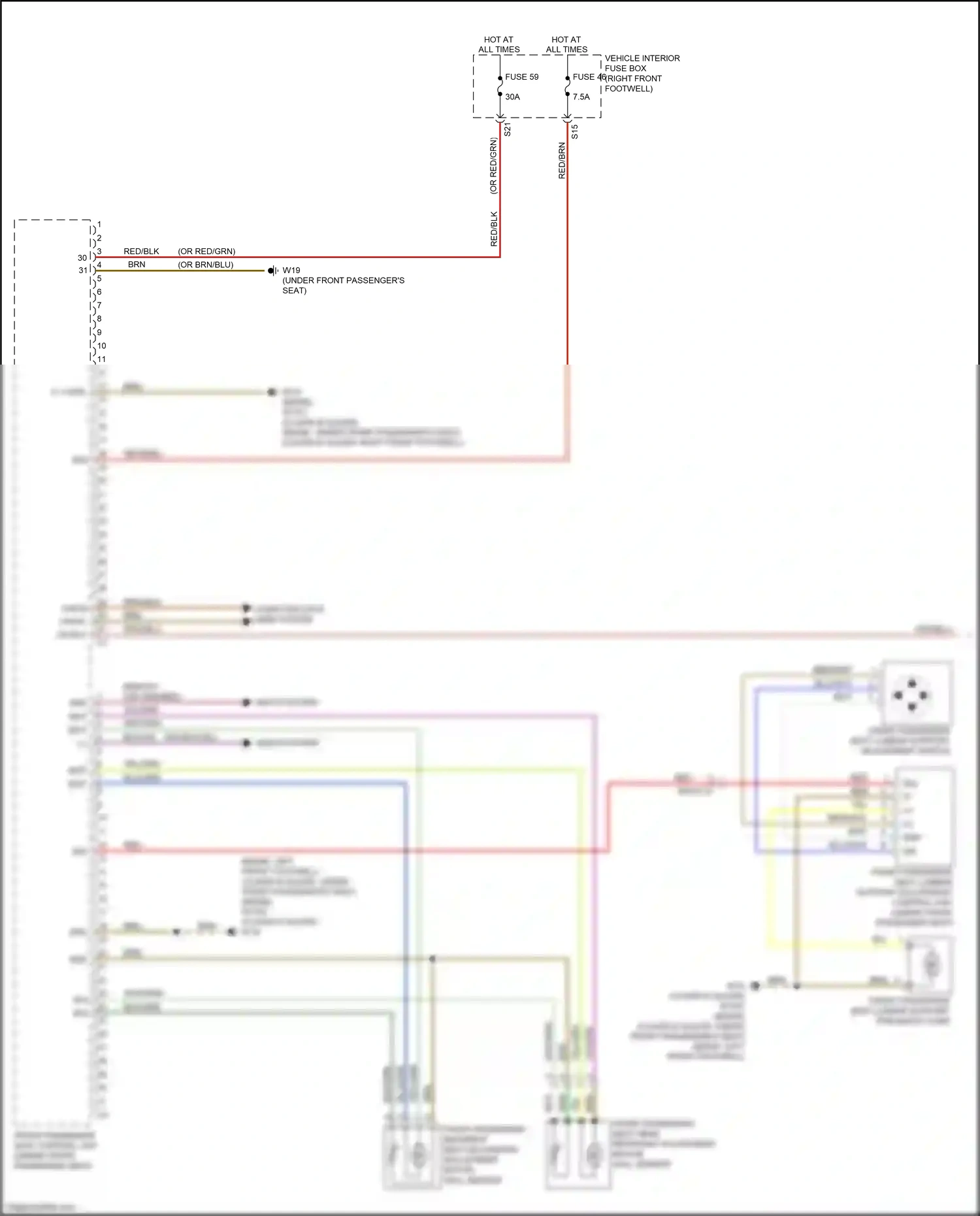 Wiring diagram computer data lines system for Mercedes-Benz CLA-class C117/X117 facelift (2016-2019) (77 of 91)