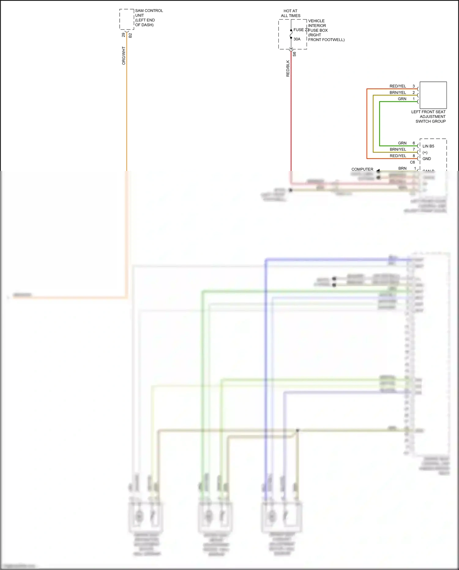 Wiring diagram computer data lines system for Mercedes-Benz CLA-class C117/X117 facelift (2016-2019) (73 of 91)
