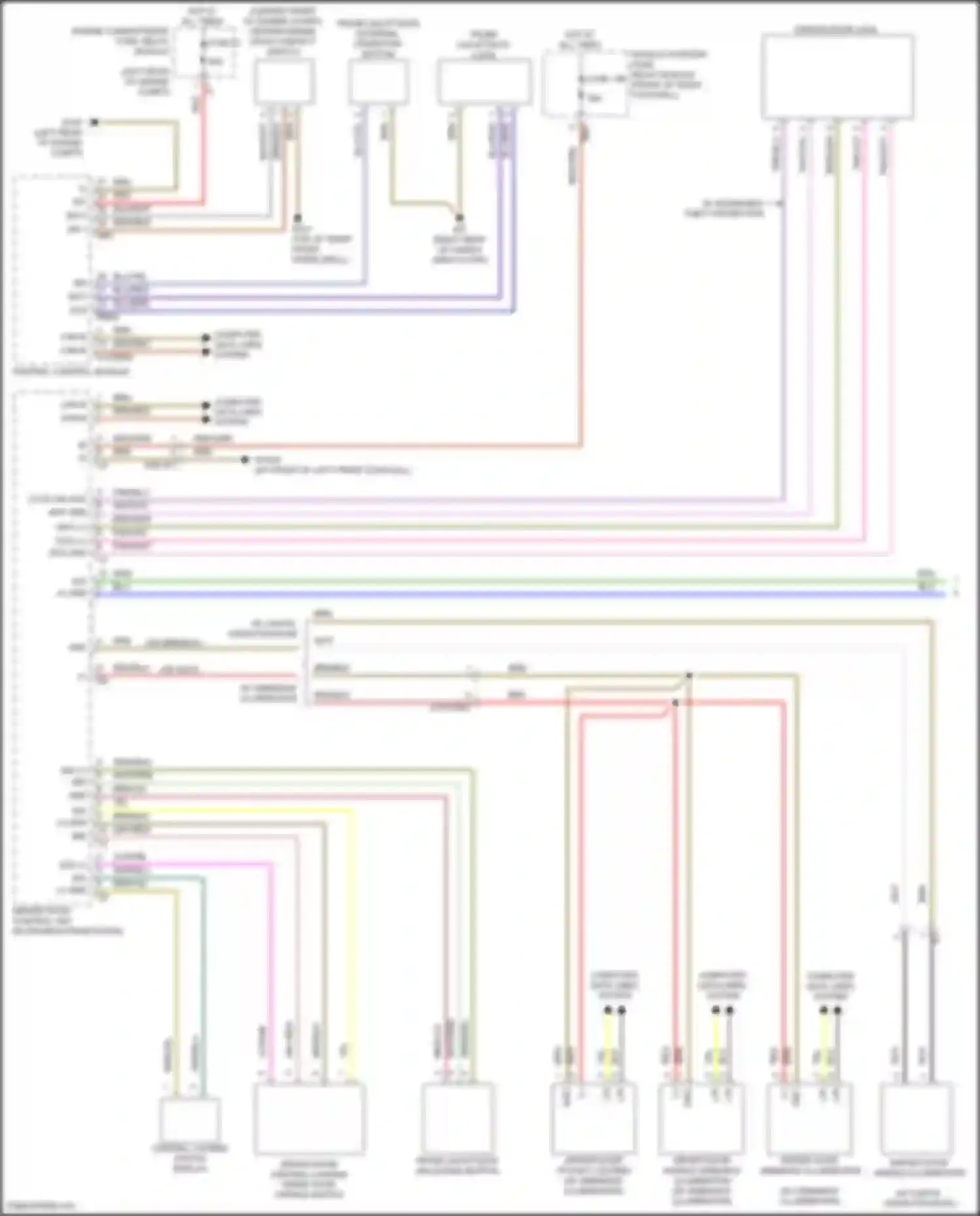 CLA-class Mercedes-Benz C118 (2019-2023): Anti-theft circuit (1 of 3)