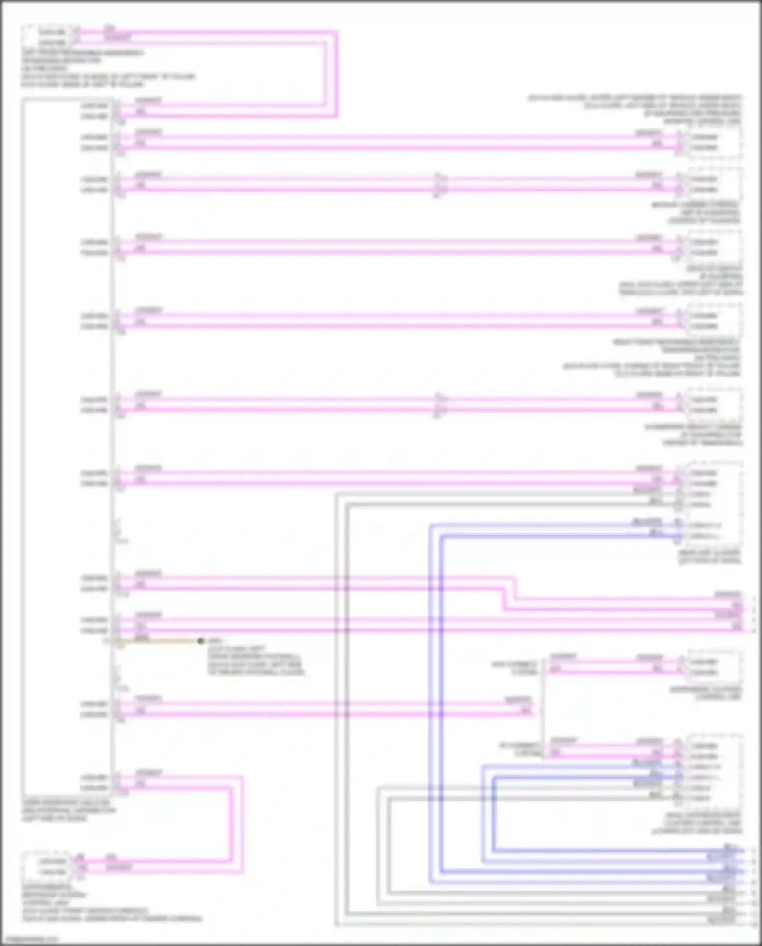 CLA-class Mercedes-Benz C118 (2019-2023): High/low bus circuit (1 of 6)