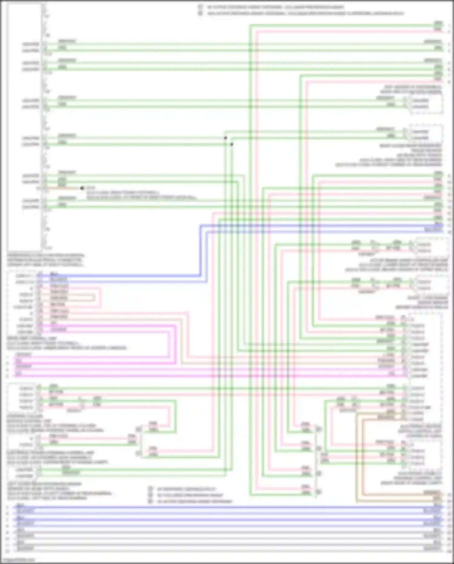 CLA-class Mercedes-Benz C118 (2019-2023): High/low bus circuit (2 of 6)