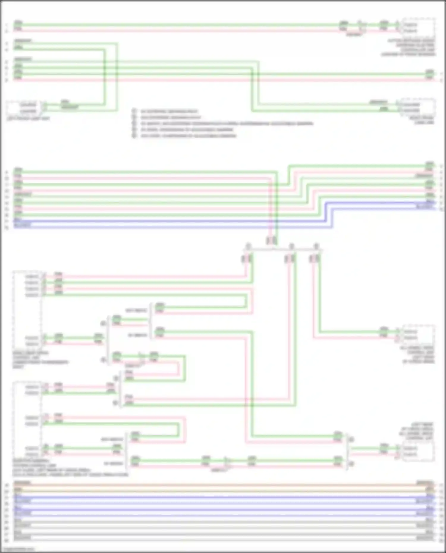 CLA-class Mercedes-Benz C118 (2019-2023): High/low bus circuit (3 of 6)