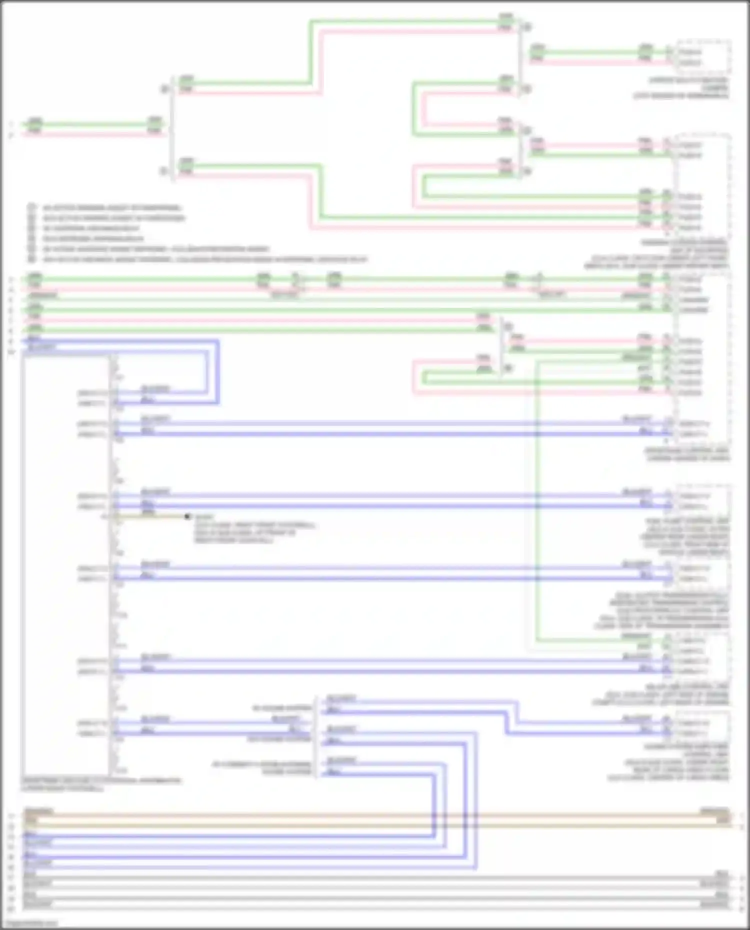 CLA-class Mercedes-Benz C118 (2019-2023): High/low bus circuit (4 of 6)