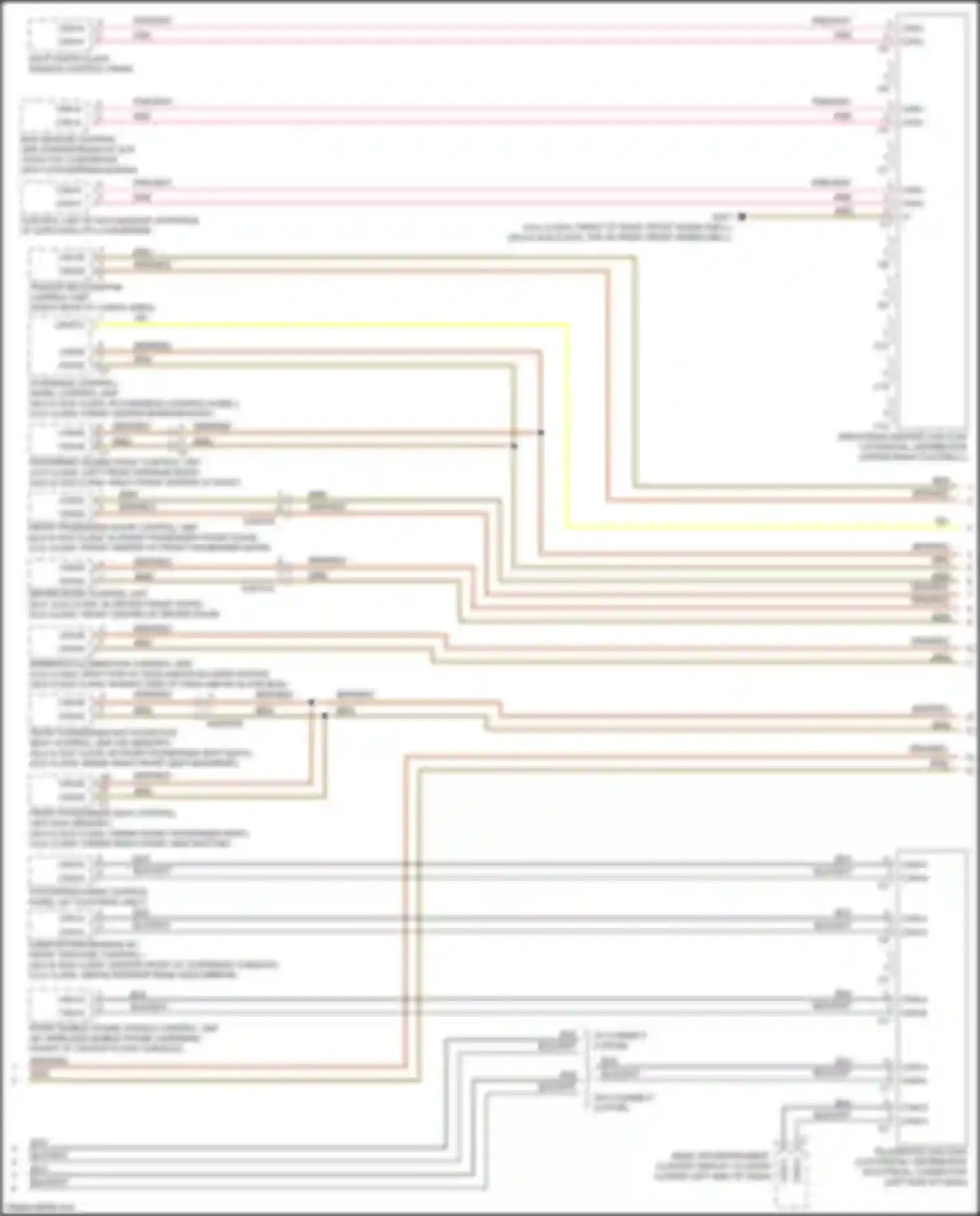CLA-class Mercedes-Benz C118 (2019-2023): High/low bus circuit (5 of 6)