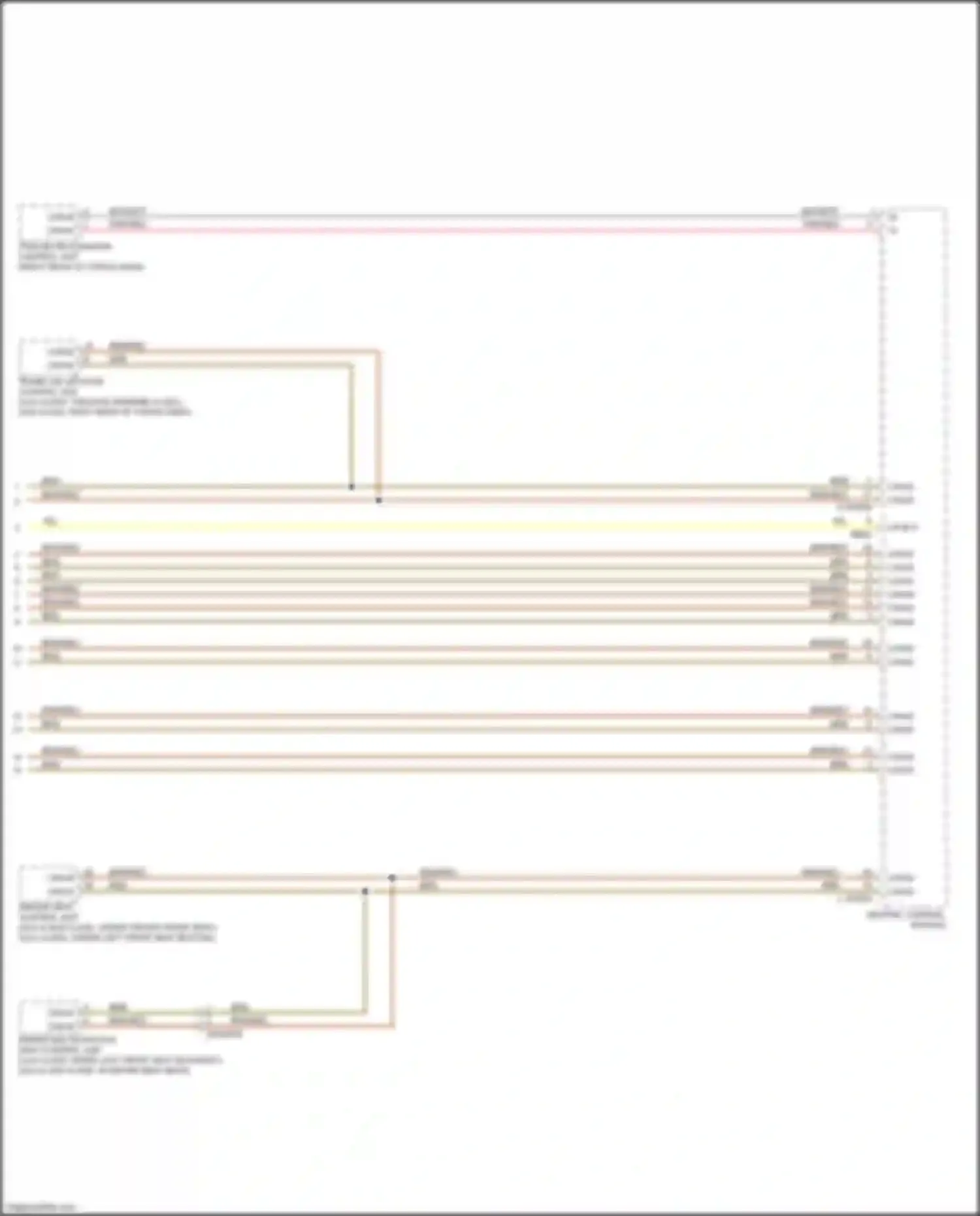 CLA-class Mercedes-Benz C118 (2019-2023): High/low bus circuit (6 of 6)