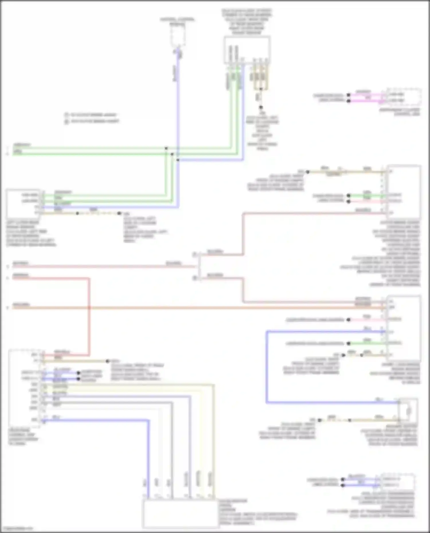 CLA-class Mercedes-Benz C118 (2019-2023): Cruise control circuit (2 of 2)