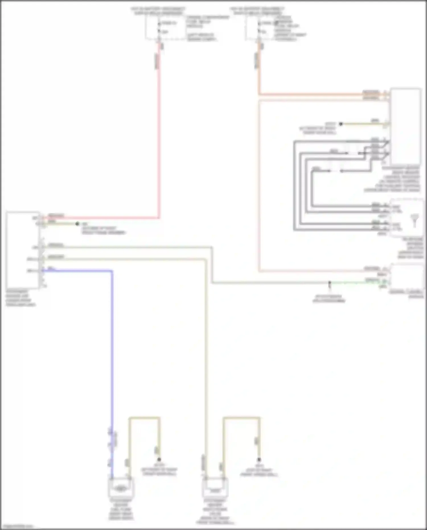 CLA-class Mercedes-Benz C118 (2019-2023): Stationary heater circuit