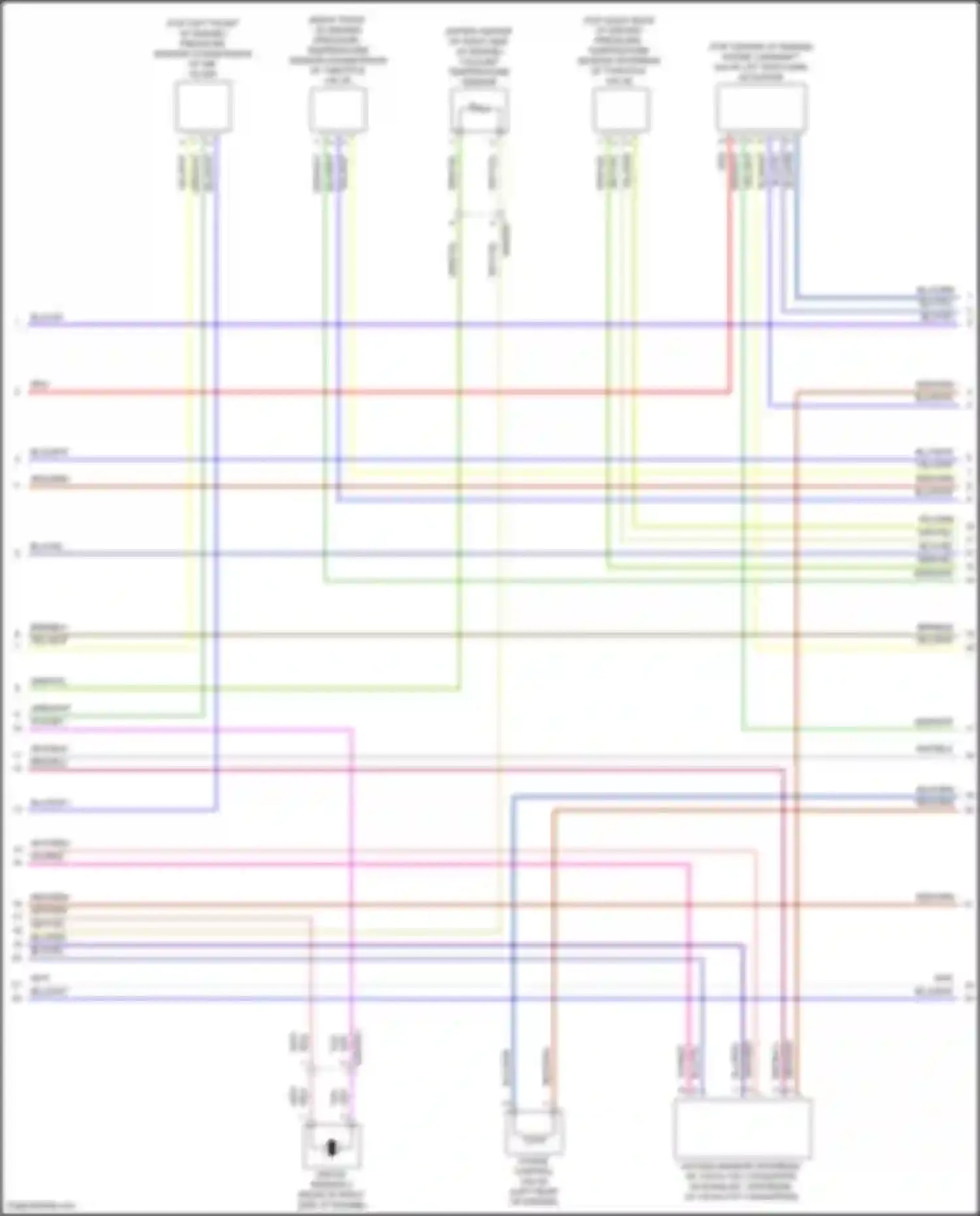 CLA-class Mercedes-Benz C118 (2019-2023): Wiring diagram engine performance 2.0l turbo (7 of 8)