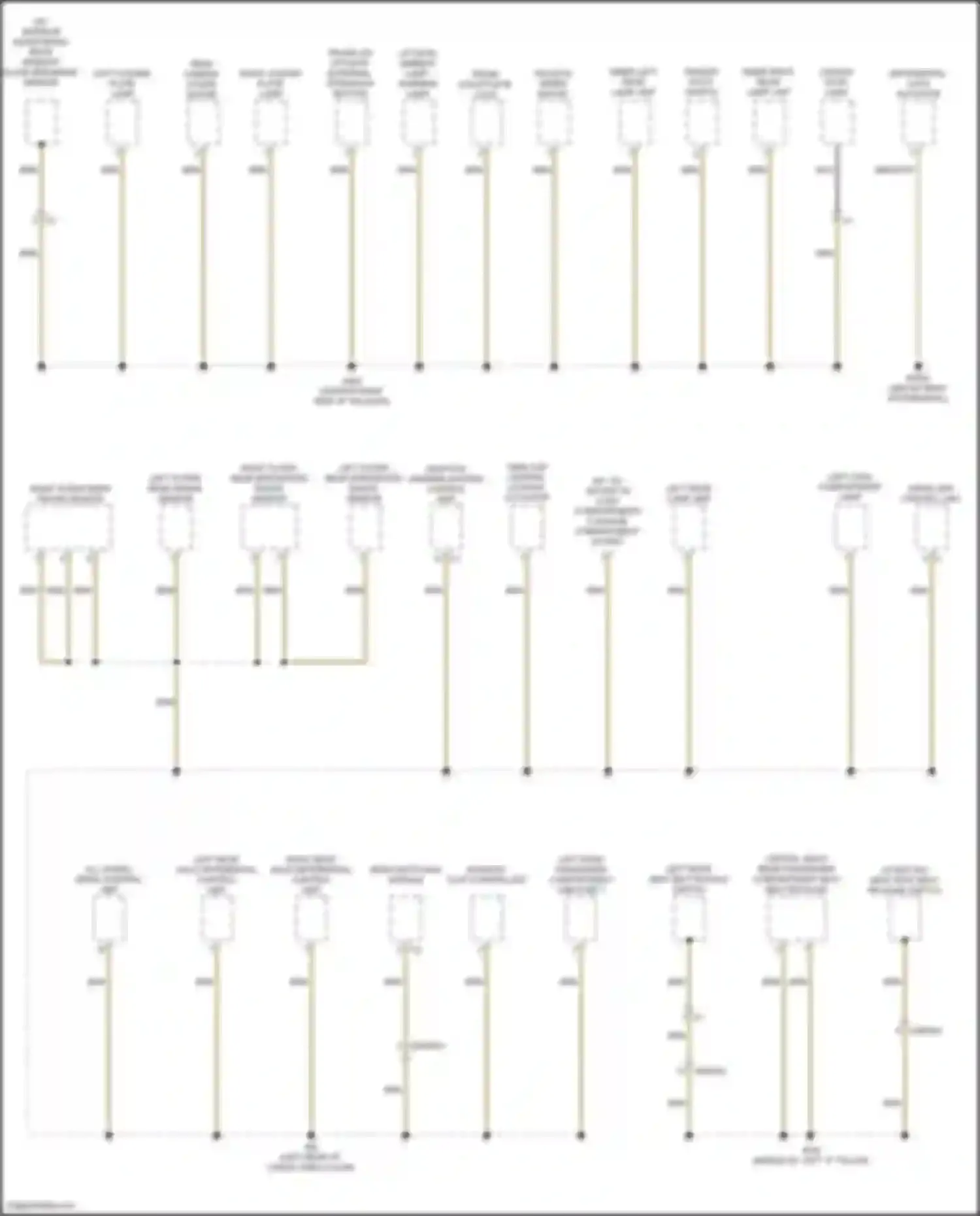 CLA-class Mercedes-Benz C118 (2019-2023): Ground distribution circuit (5 of 6)
