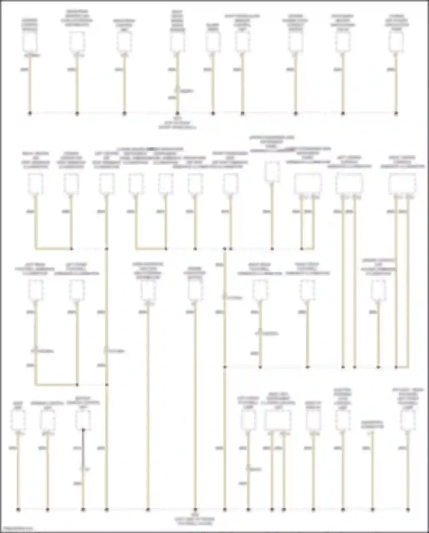CLA-class Mercedes-Benz C118 (2019-2023): Ground distribution circuit (6 of 6)