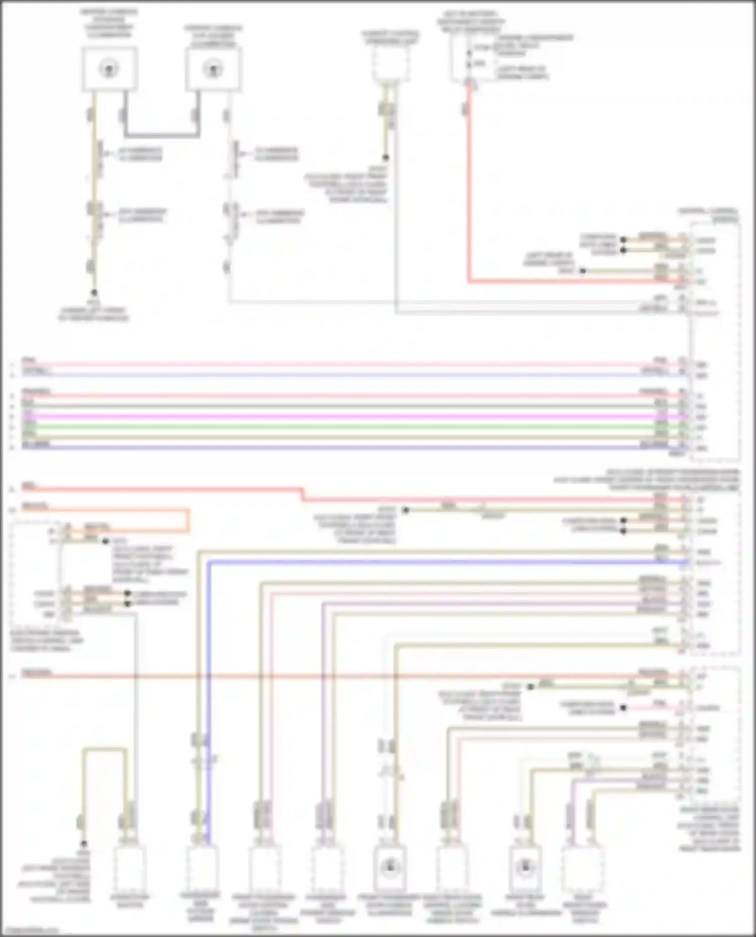 CLA-class Mercedes-Benz C118 (2019-2023): Instrument illumination circuit (2 of 2)