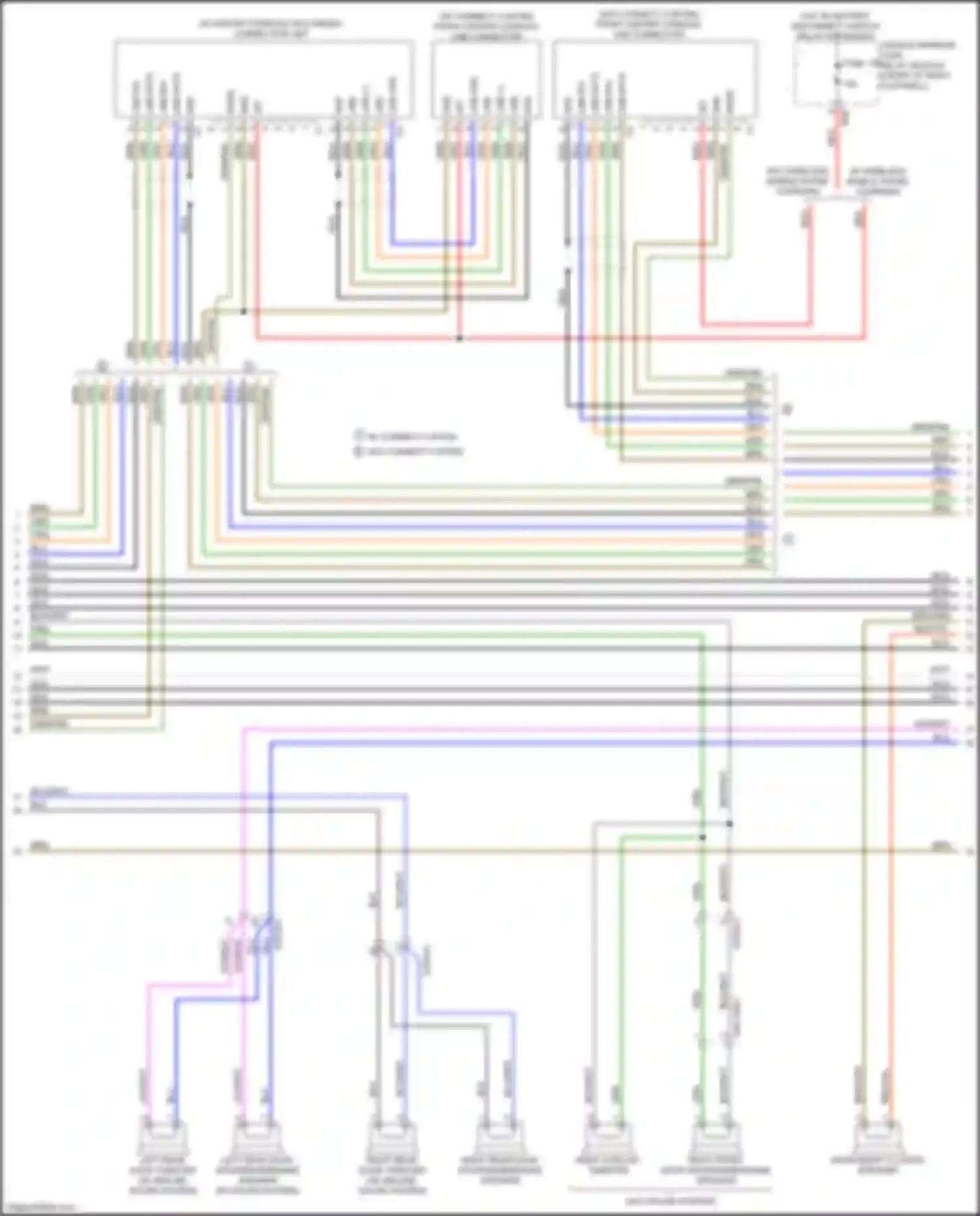 CLA-class Mercedes-Benz C118 (2019-2023): Comand actuation circuit (2 of 6)
