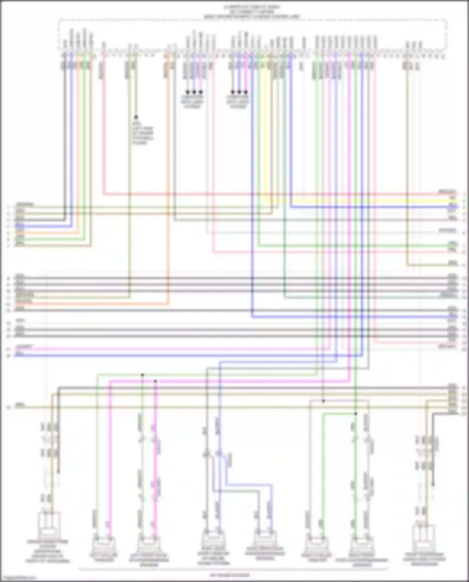 CLA-class Mercedes-Benz C118 (2019-2023): Comand actuation circuit (3 of 6)