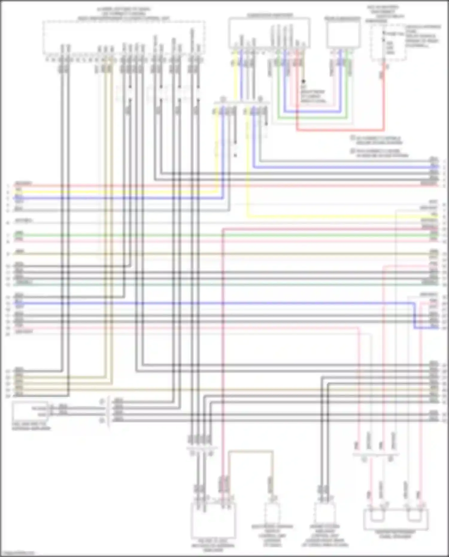 CLA-class Mercedes-Benz C118 (2019-2023): Comand actuation circuit (4 of 6)