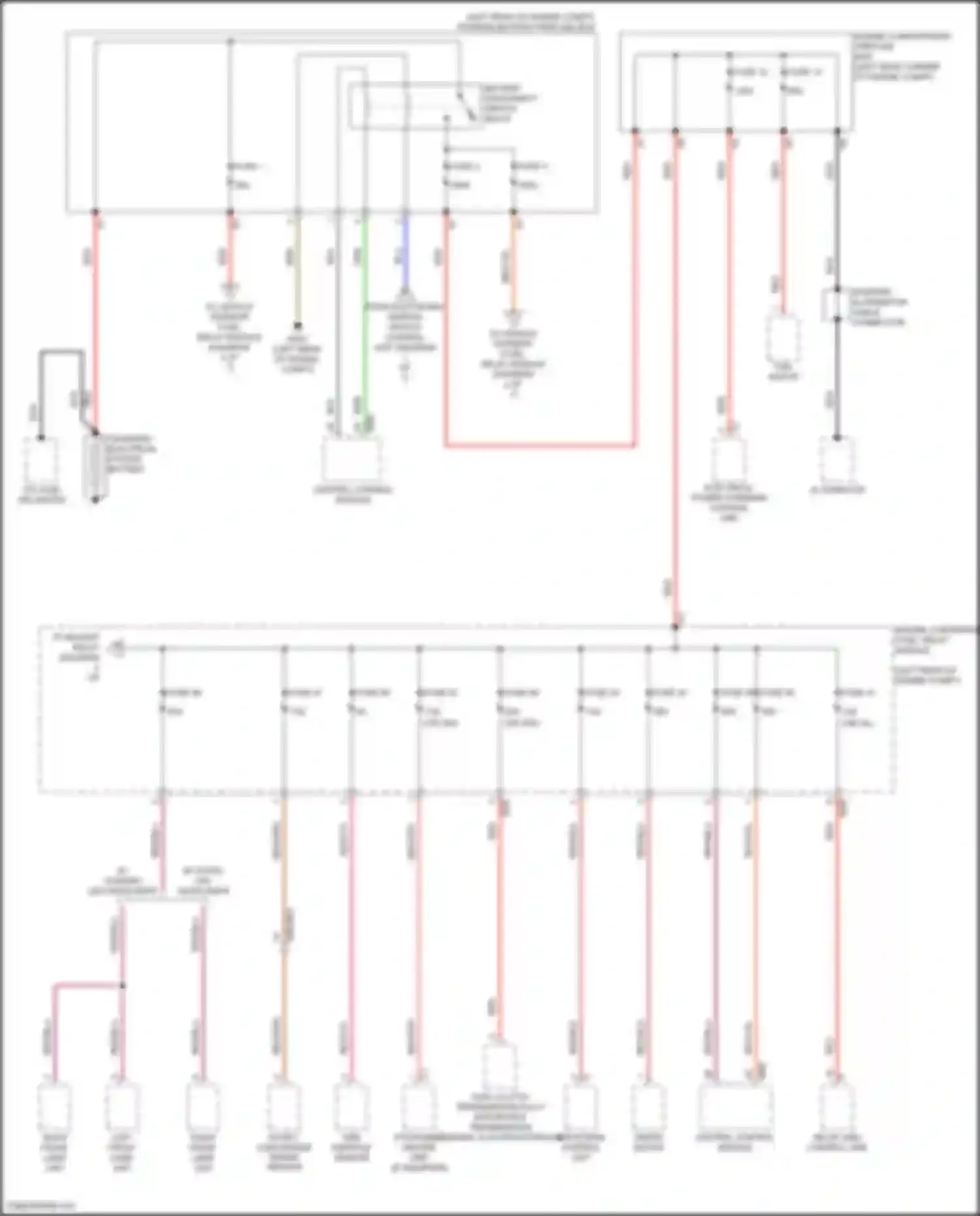 CLA-class Mercedes-Benz C118 (2019-2023): Power distribution circuit (1 of 7)