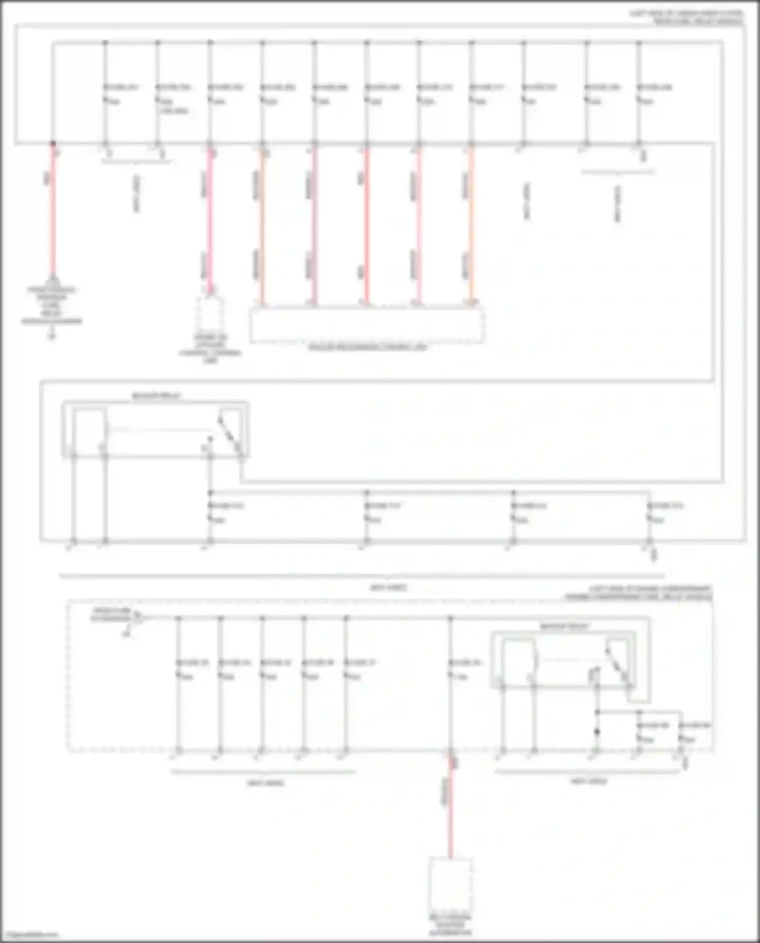 CLA-class Mercedes-Benz C118 (2019-2023): Power distribution circuit (6 of 7)