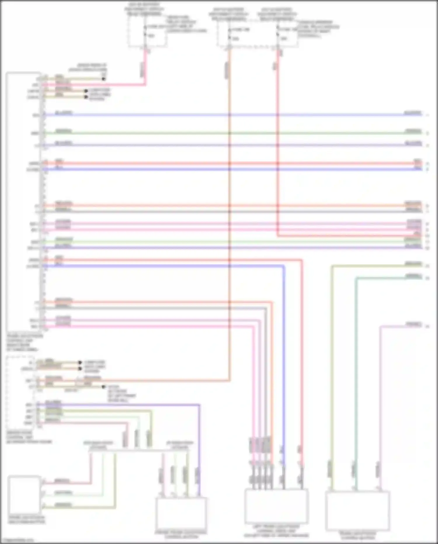 CLA-class Mercedes-Benz C118 (2019-2023): Trunk pull-down circuit (1 of 2)
