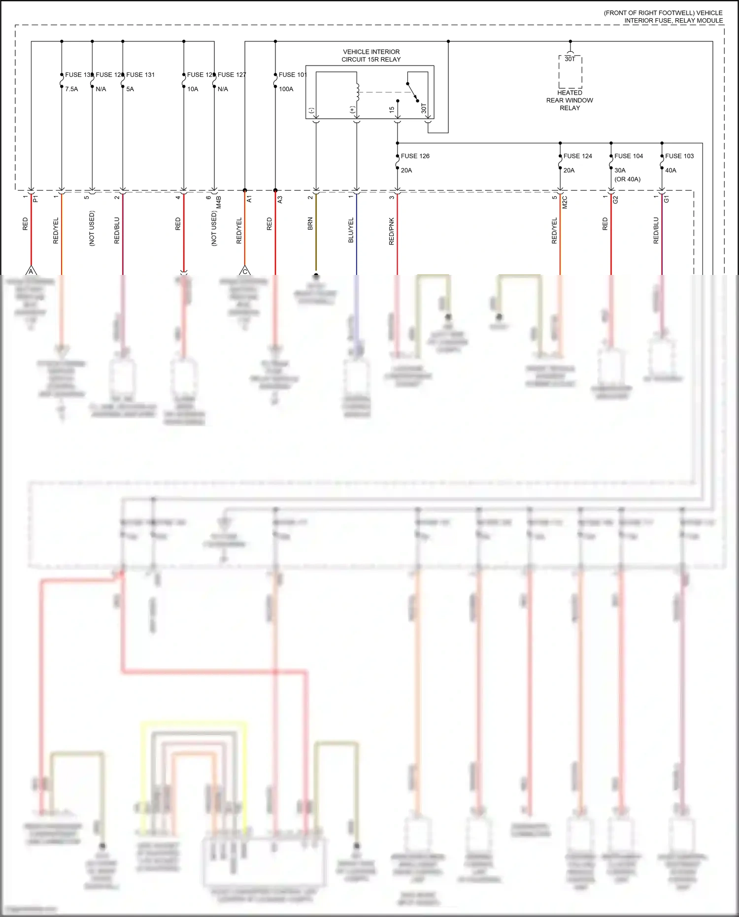 Wiring diagram central control module for Mercedes-Benz CLA-class C118 (2019-2023) (9 of 41)