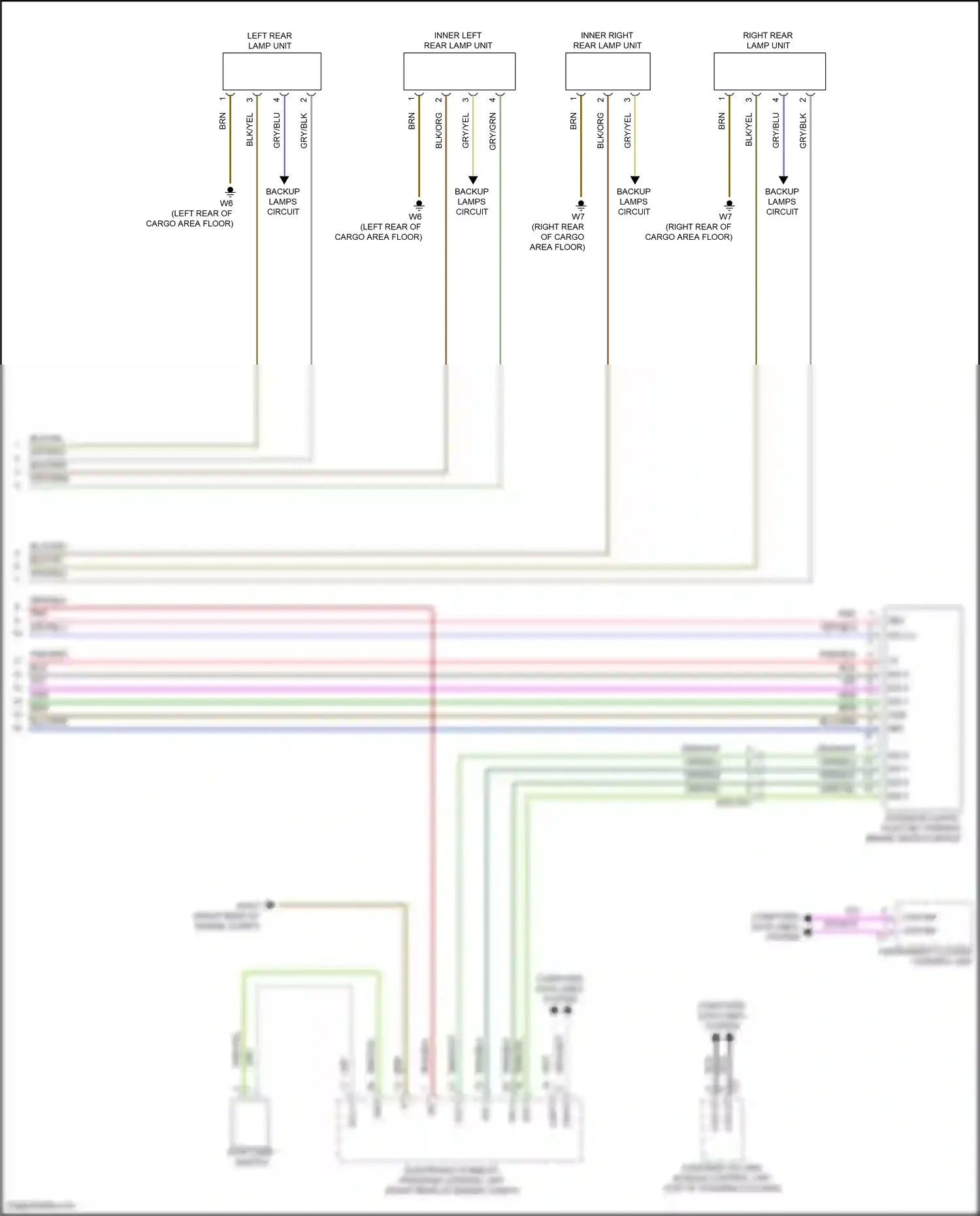 Wiring diagram electronic stability program control unit for Mercedes-Benz CLA-class C118 (2019-2023) (2 of 12)