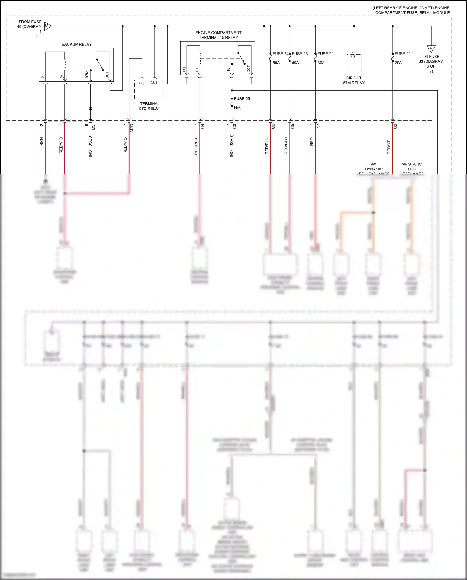 Wiring diagram electronic stability program control unit for Mercedes-Benz CLA-class C118 (2019-2023) (8 of 12)