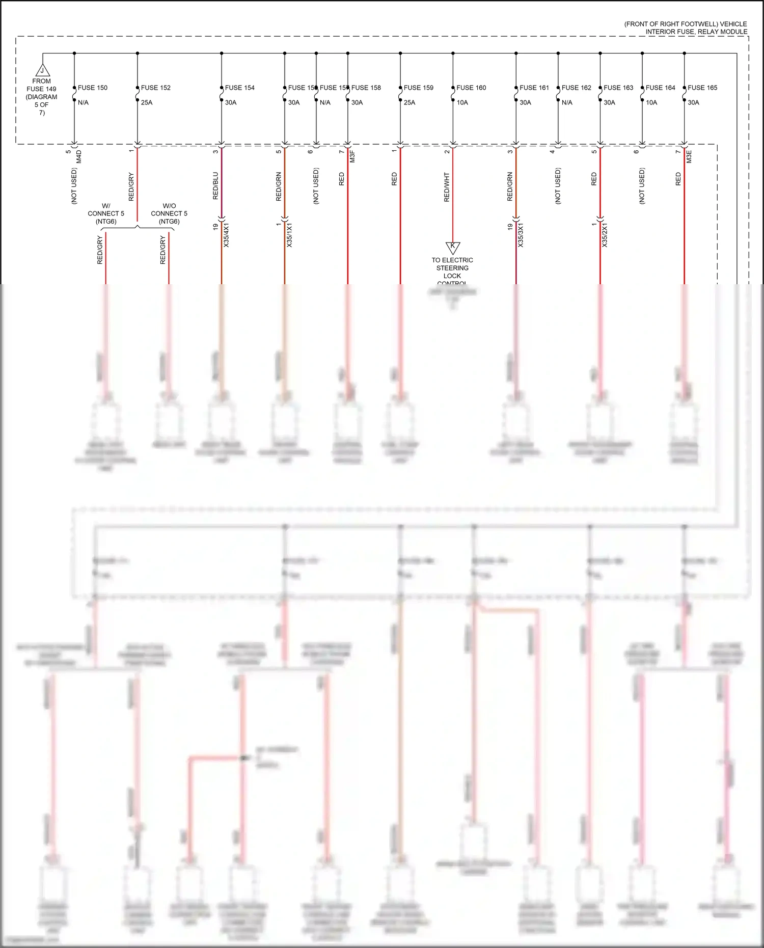 Wiring diagram mono multi-function camera for Mercedes-Benz CLA-class C118 (2019-2023) (3 of 3)