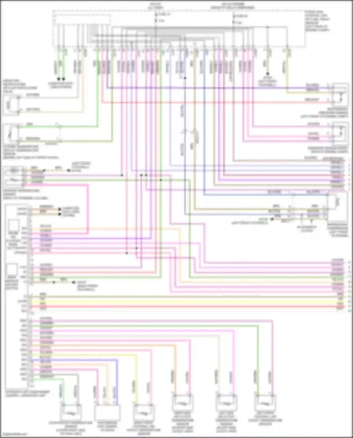 CLS-class AMG Mercedes-Benz C218/X218 (2010-2014): Automatic a/c circuit, w/ 3-zone (1 of 3)