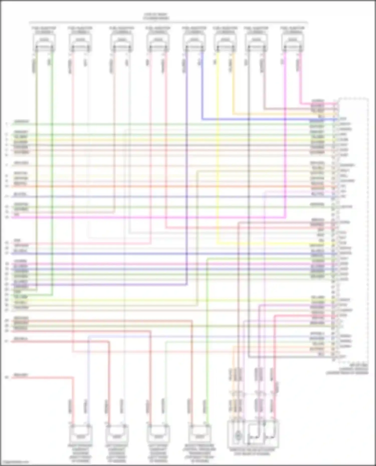 CLS-class AMG Mercedes-Benz C218/X218 (2010-2014): Wiring diagram engine performance 4.6l twin turbo (6 of 6)