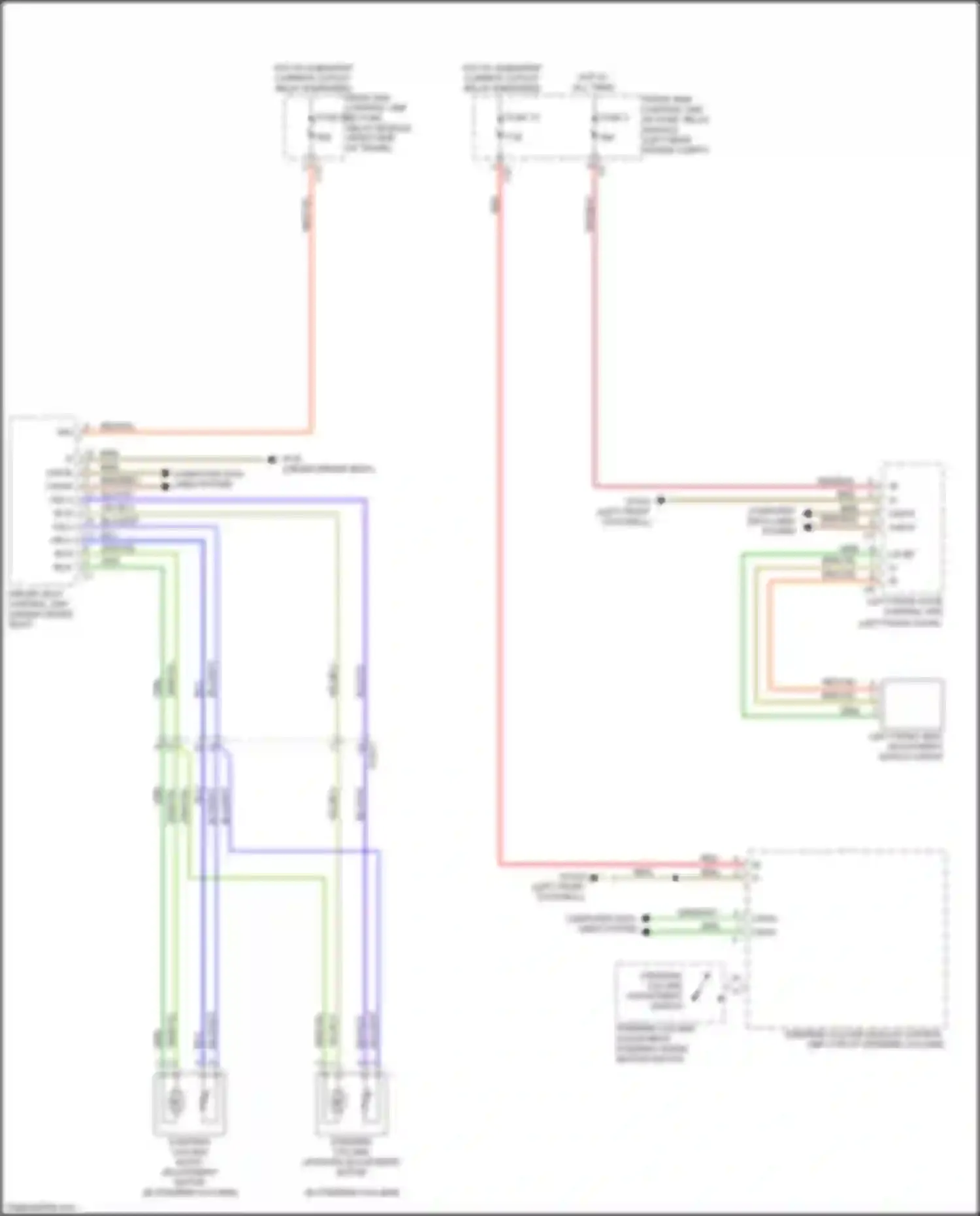 CLS-class AMG Mercedes-Benz C218/X218 (2010-2014): Steering column memory circuit