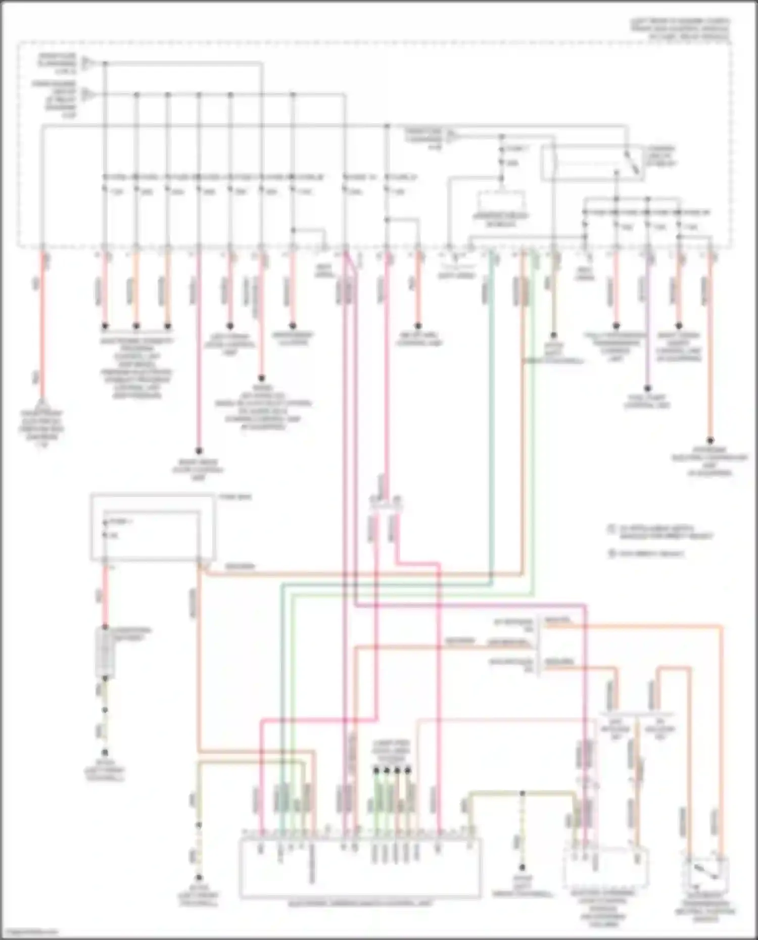 CLS-class AMG Mercedes-Benz C218/X218 (2010-2014): Power distribution circuit (5 of 5)