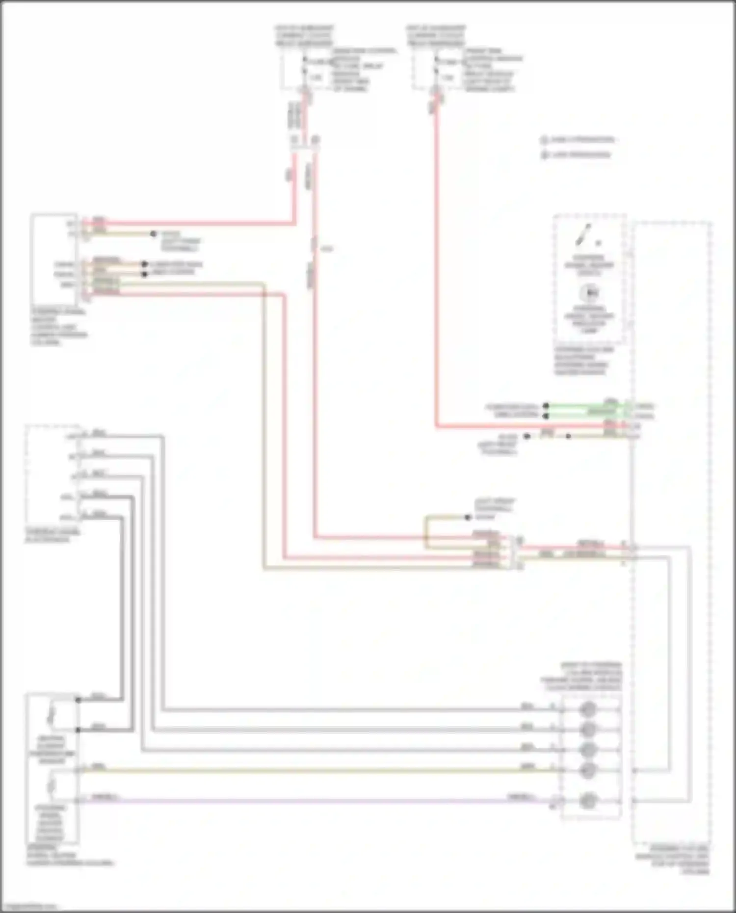 CLS-class AMG Mercedes-Benz C218/X218 (2010-2014): Heated steering wheel circuit