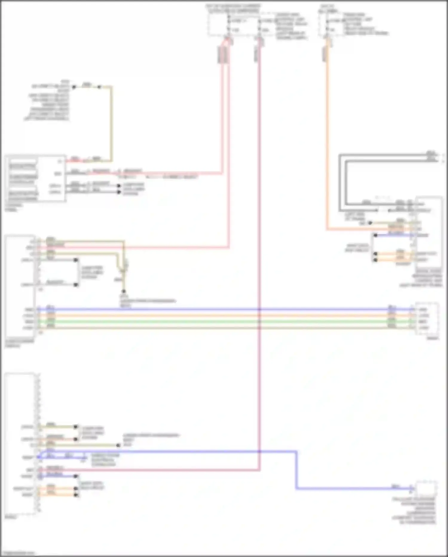 CLS-class AMG Mercedes-Benz C218/X218 (2010-2014): Radio circuit (1 of 3)