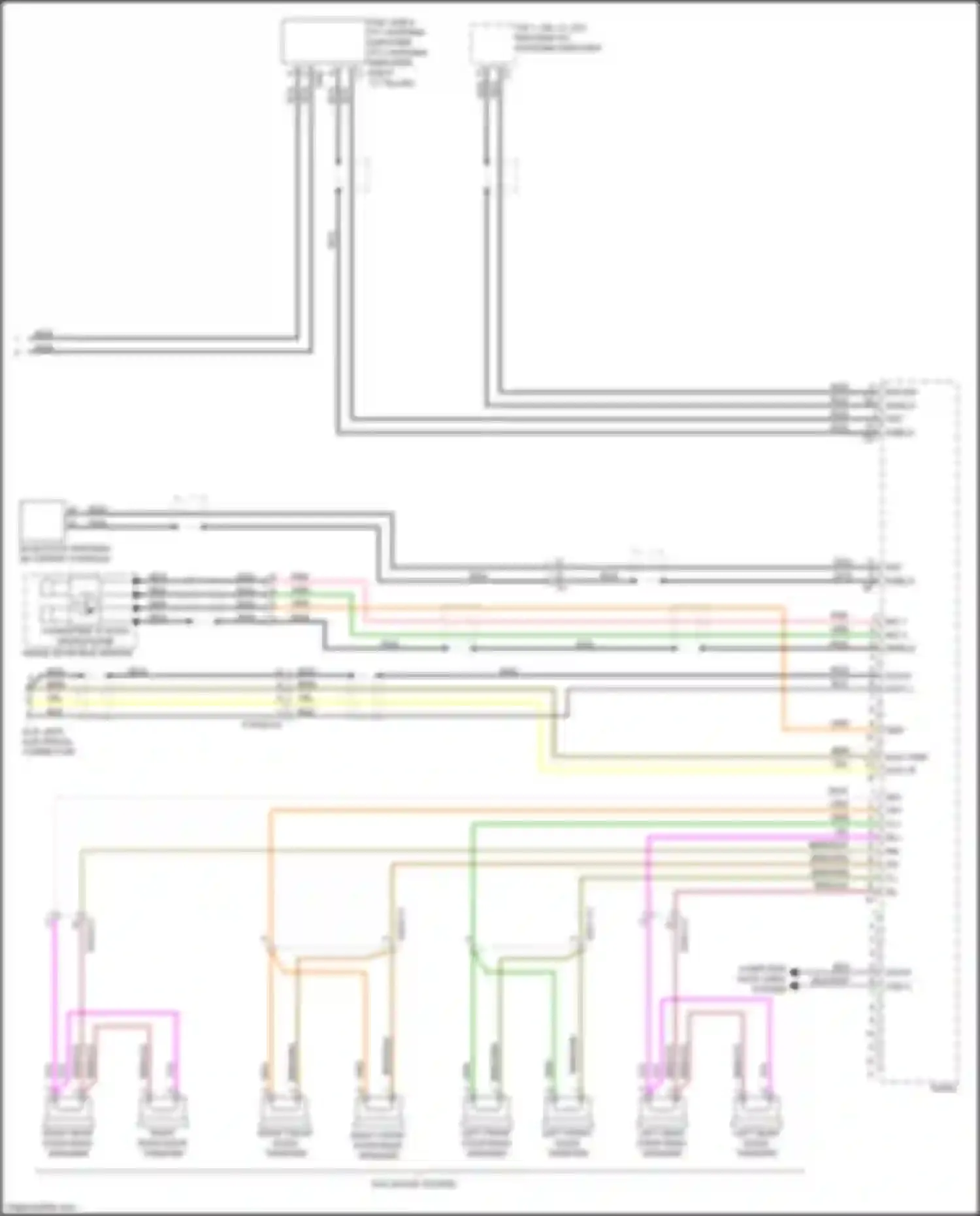 CLS-class AMG Mercedes-Benz C218/X218 (2010-2014): Radio circuit (2 of 3)