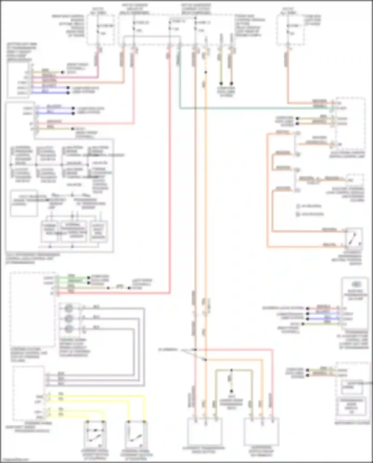 CLS-class AMG Mercedes-Benz C218/X218 (2010-2014): Transmission circuit