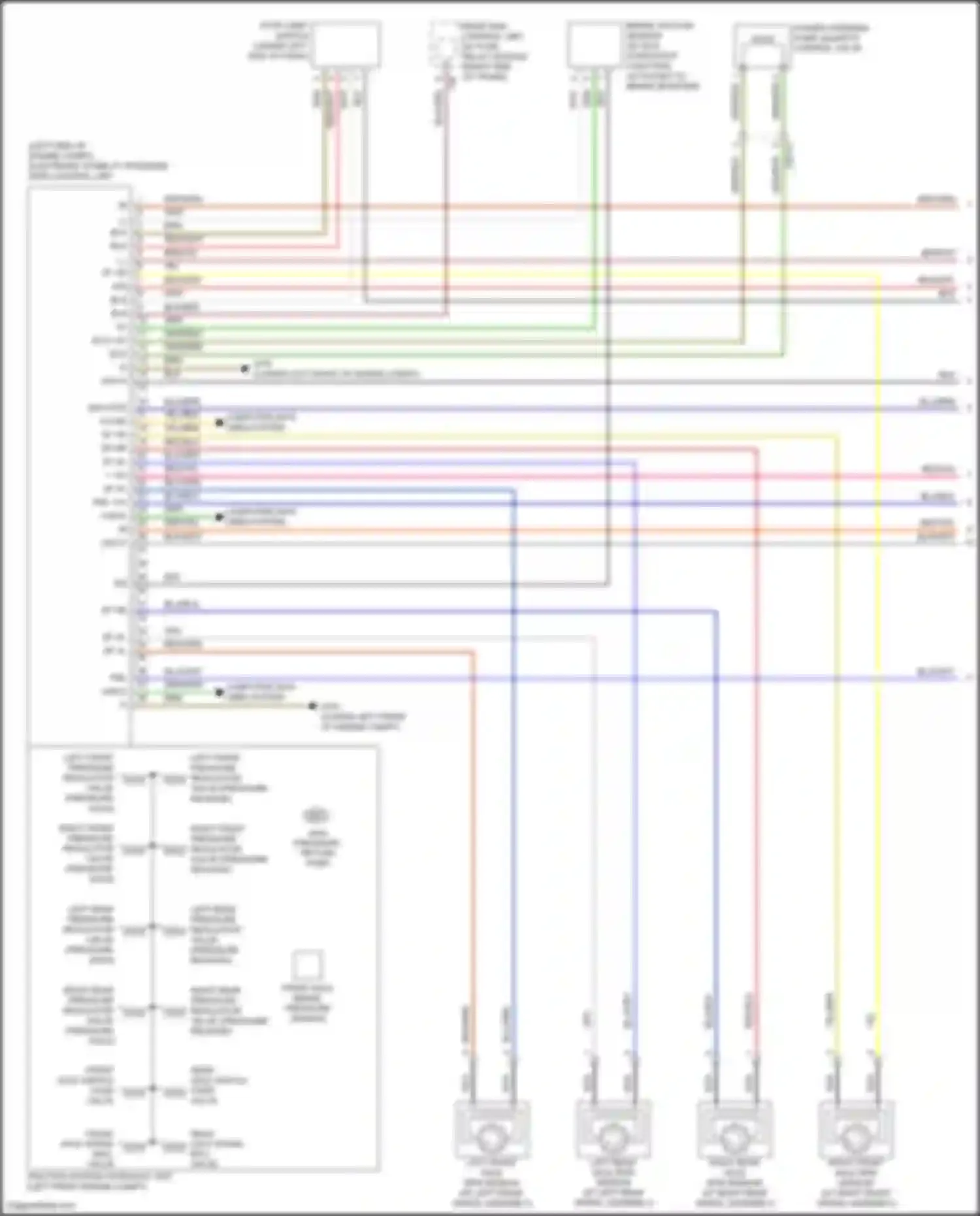 Wiring diagram df hl s for Mercedes-Benz CLS-class AMG C218/X218 (2010-2014) (1 of 2)