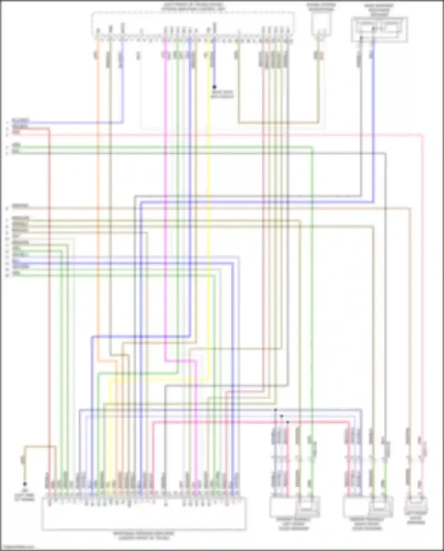 Wiring diagram in 1 - for Mercedes-Benz CLS-class AMG C218/X218 (2010-2014) (1 of 1)