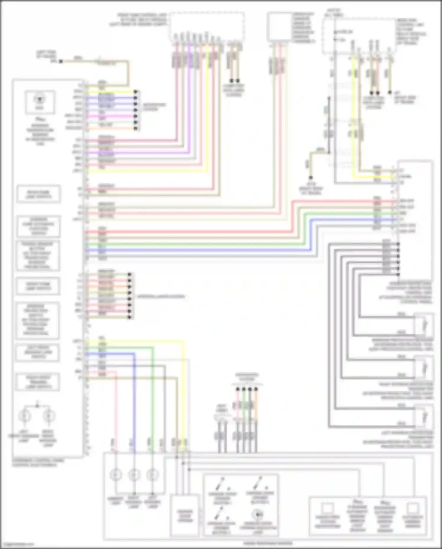 Wiring diagram lin 2 for Mercedes-Benz CLS-class AMG C218/X218 (2010-2014) (4 of 6)