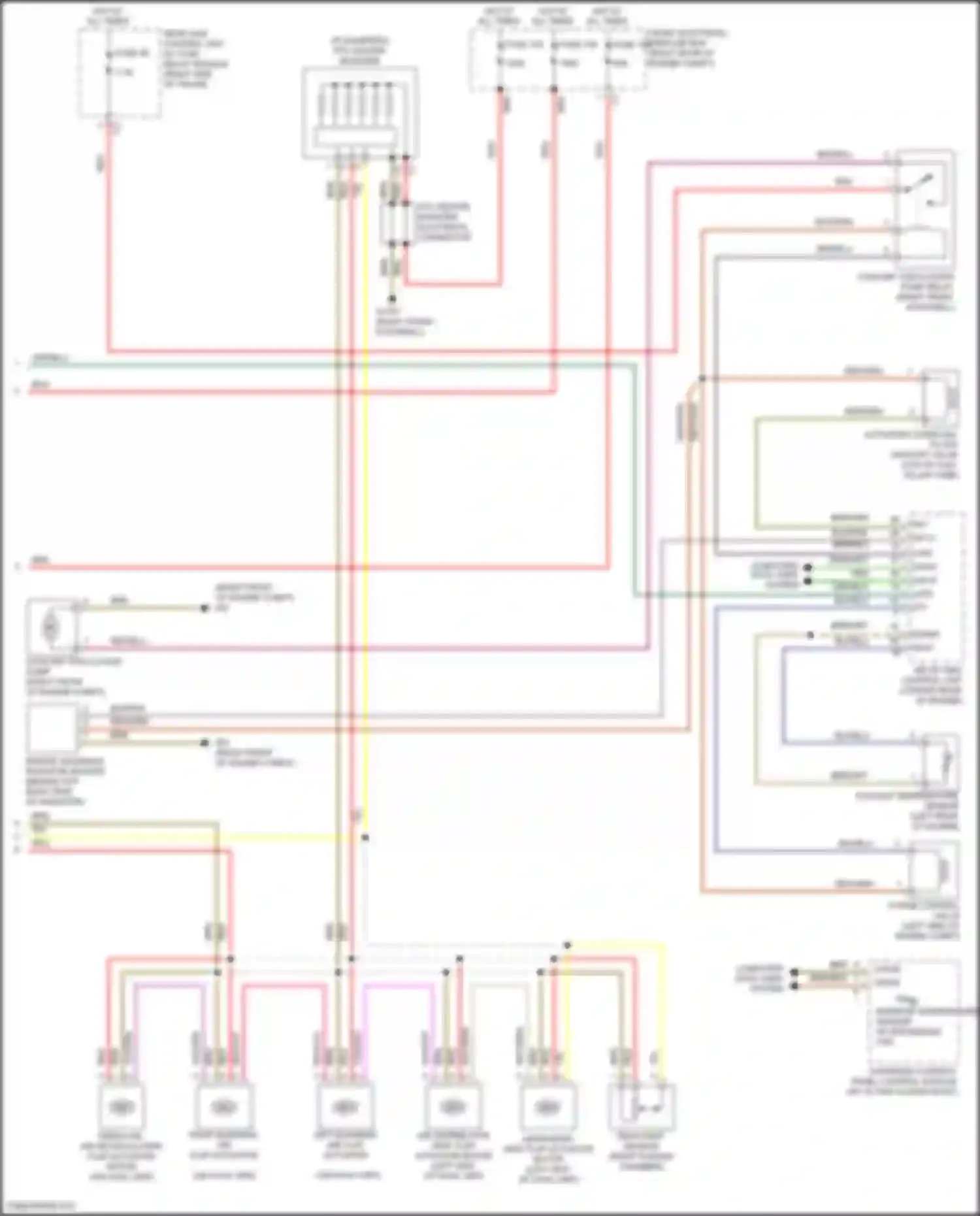 Wiring diagram overhead control panel control module for Mercedes-Benz CLS-class AMG C218/X218 (2010-2014) (2 of 9)