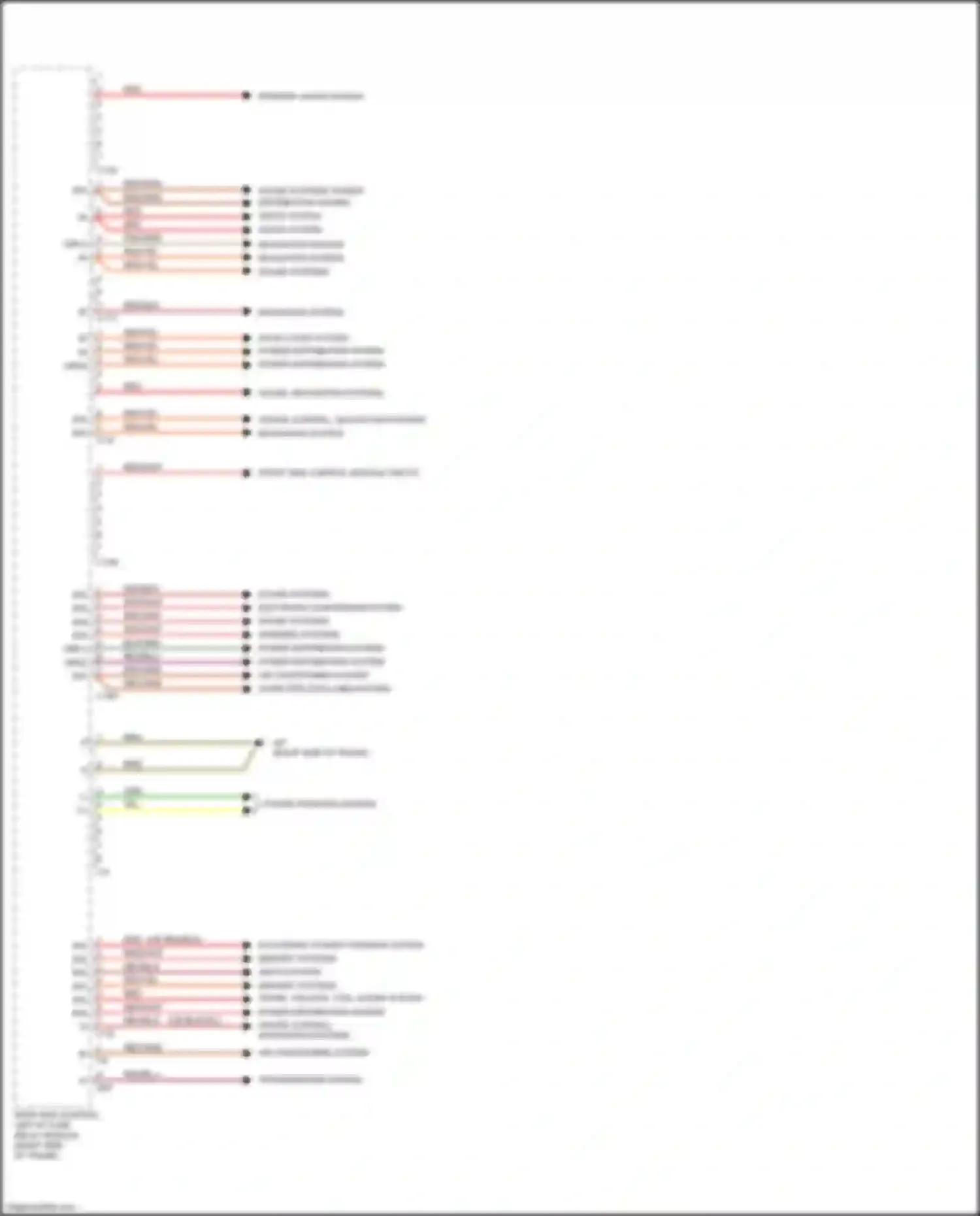 Wiring diagram red for Mercedes-Benz CLS-class AMG C218/X218 (2010-2014) (30 of 71)