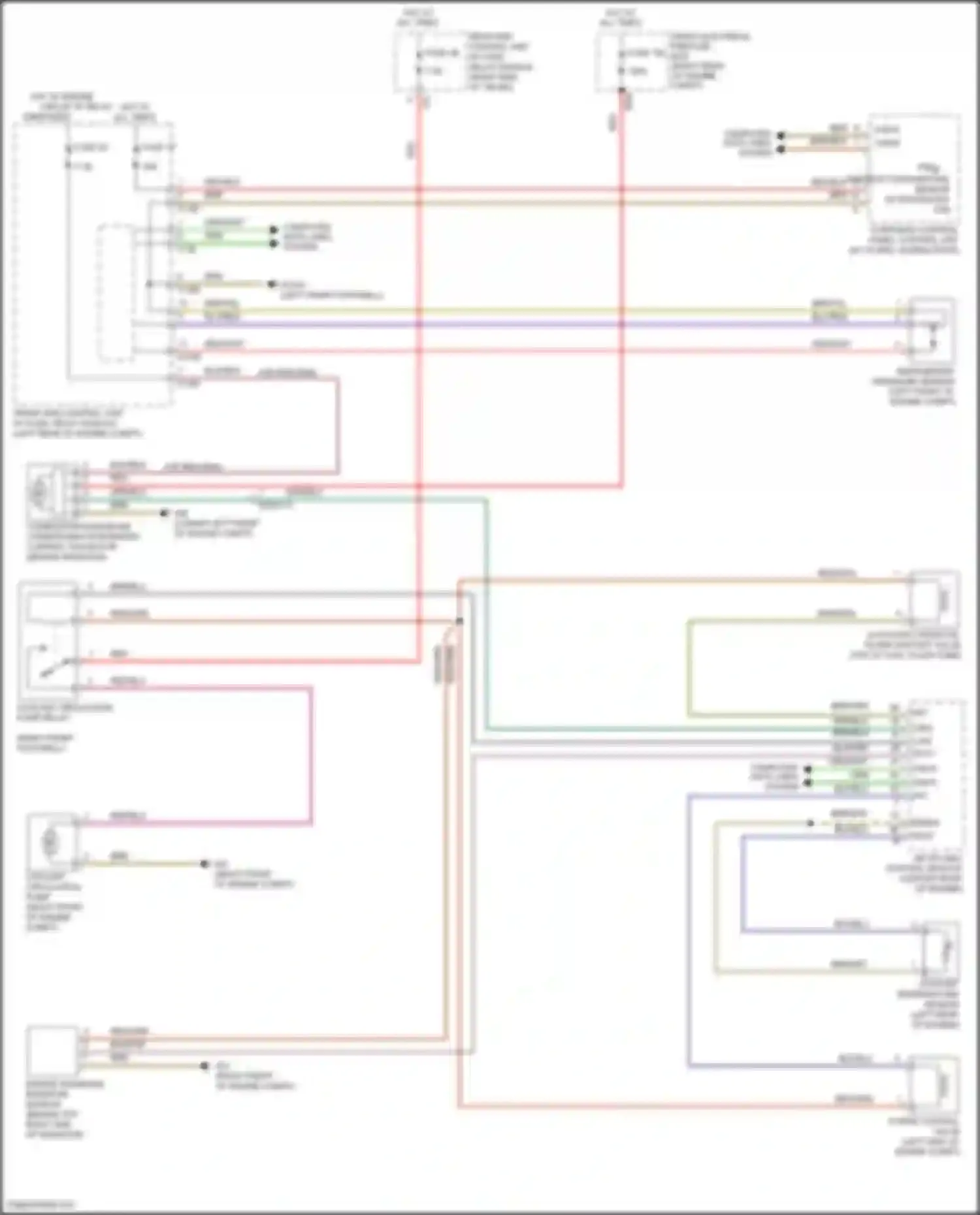 Wiring diagram red/grn for Mercedes-Benz CLS-class AMG C218/X218 (2010-2014) (11 of 38)