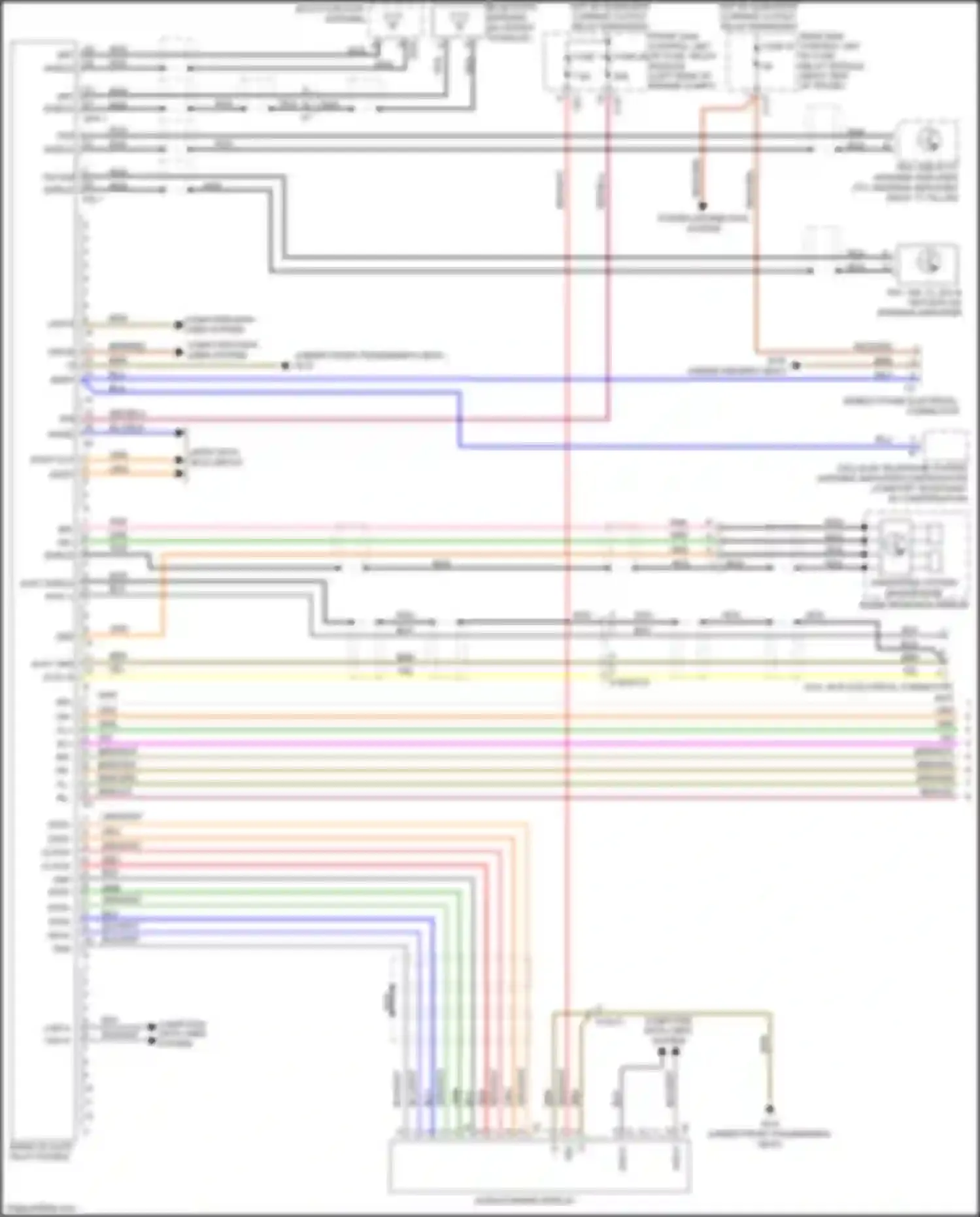 Wiring diagram shield gps 1 for Mercedes-Benz CLS-class AMG C218/X218 (2010-2014) (1 of 1)