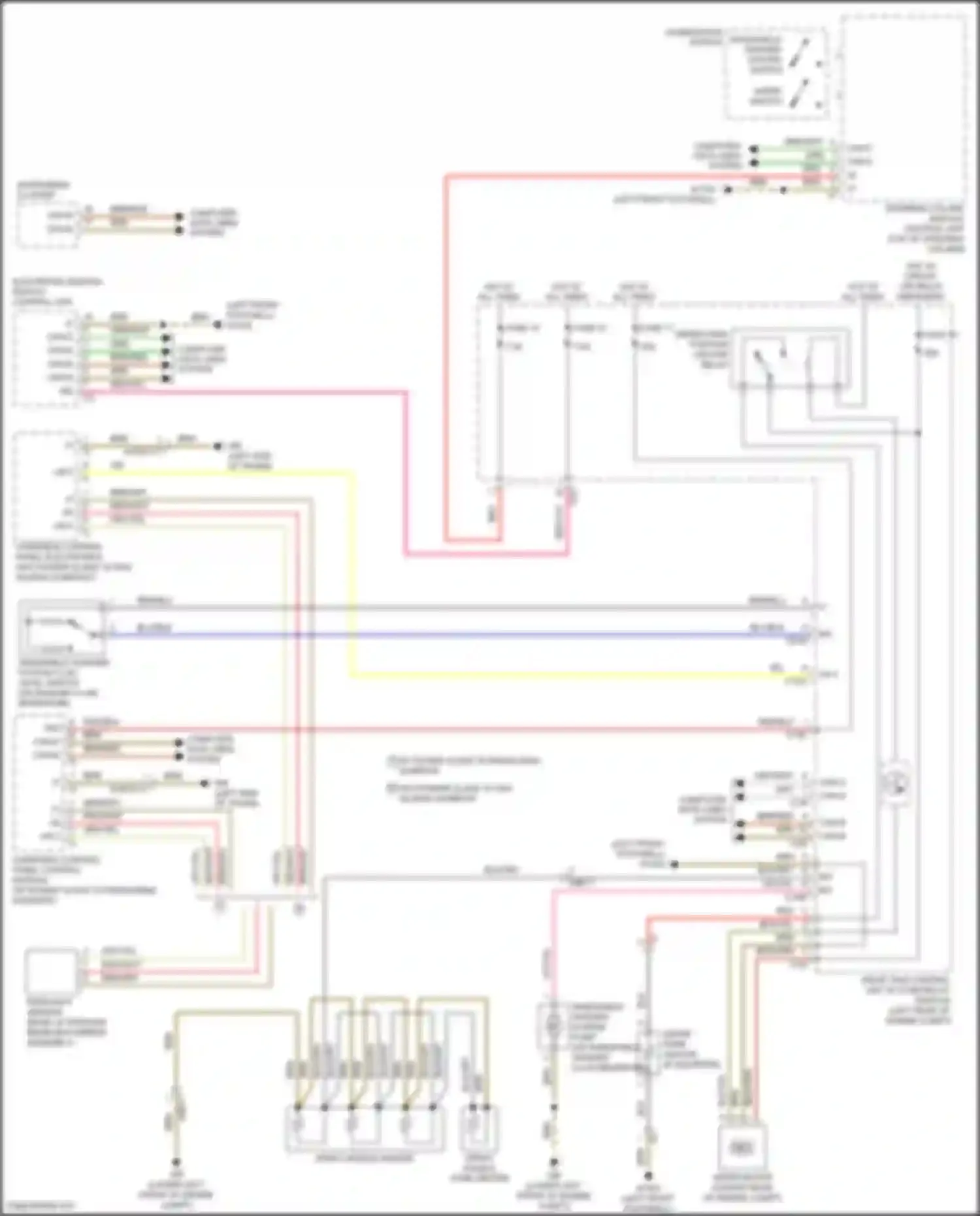 Wiring diagram steering column module control unit for Mercedes-Benz CLS-class AMG C218/X218 (2010-2014) (10 of 14)