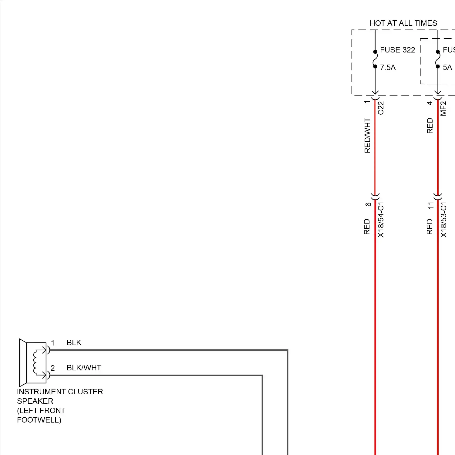 demo - Instrument cluster circuit (1 of 3) Instrument cluster circuit (1 of 3)