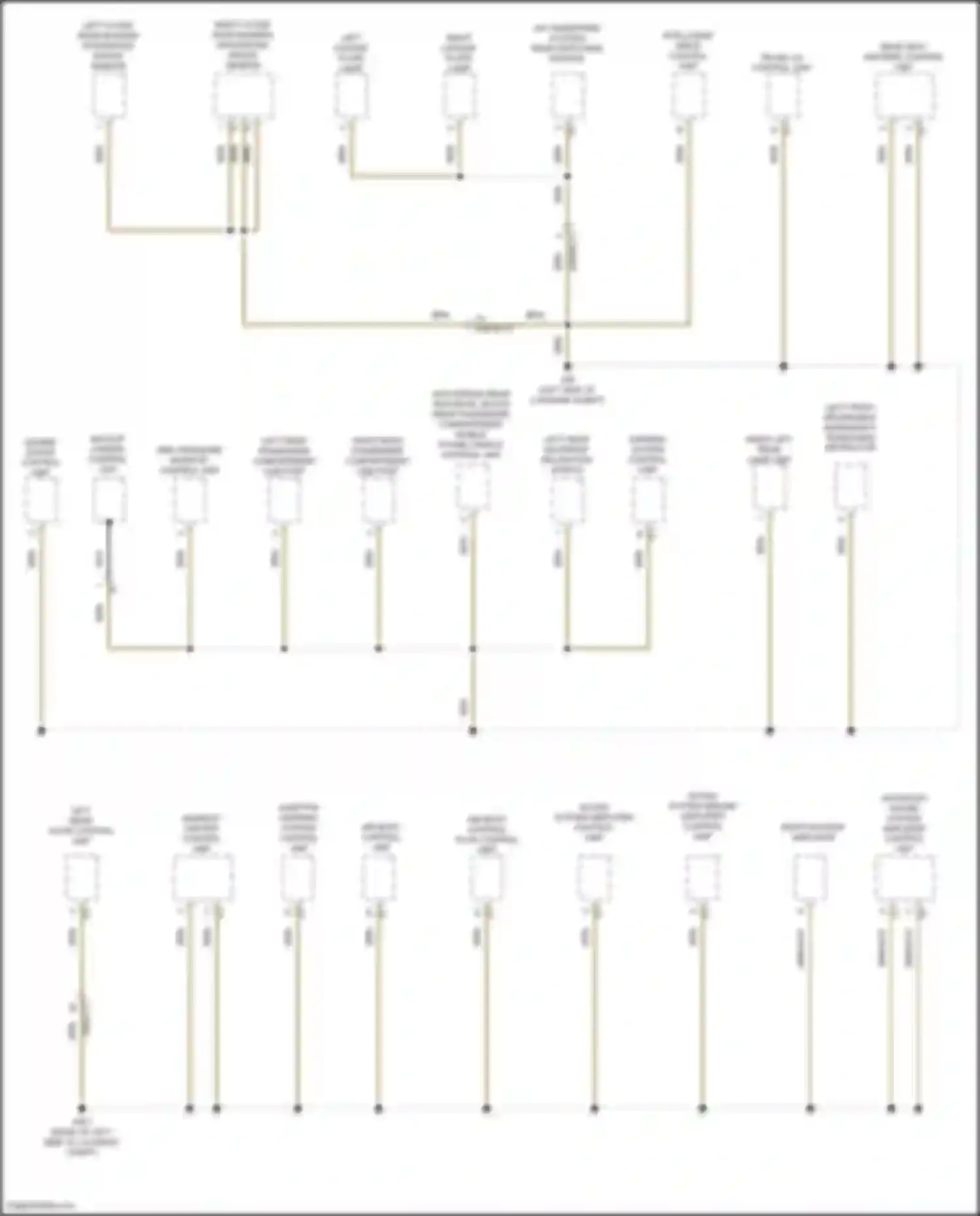 Wiring diagram air body control plus control unit for Mercedes-Benz CLS-class AMG C257 facelift (2021-2024) (2 of 4)
