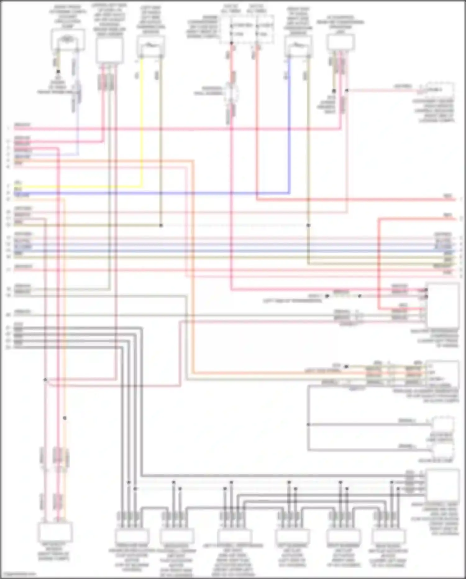 Wiring diagram air quality sensor for Mercedes-Benz CLS-class AMG C257 facelift (2021-2024) (1 of 1)