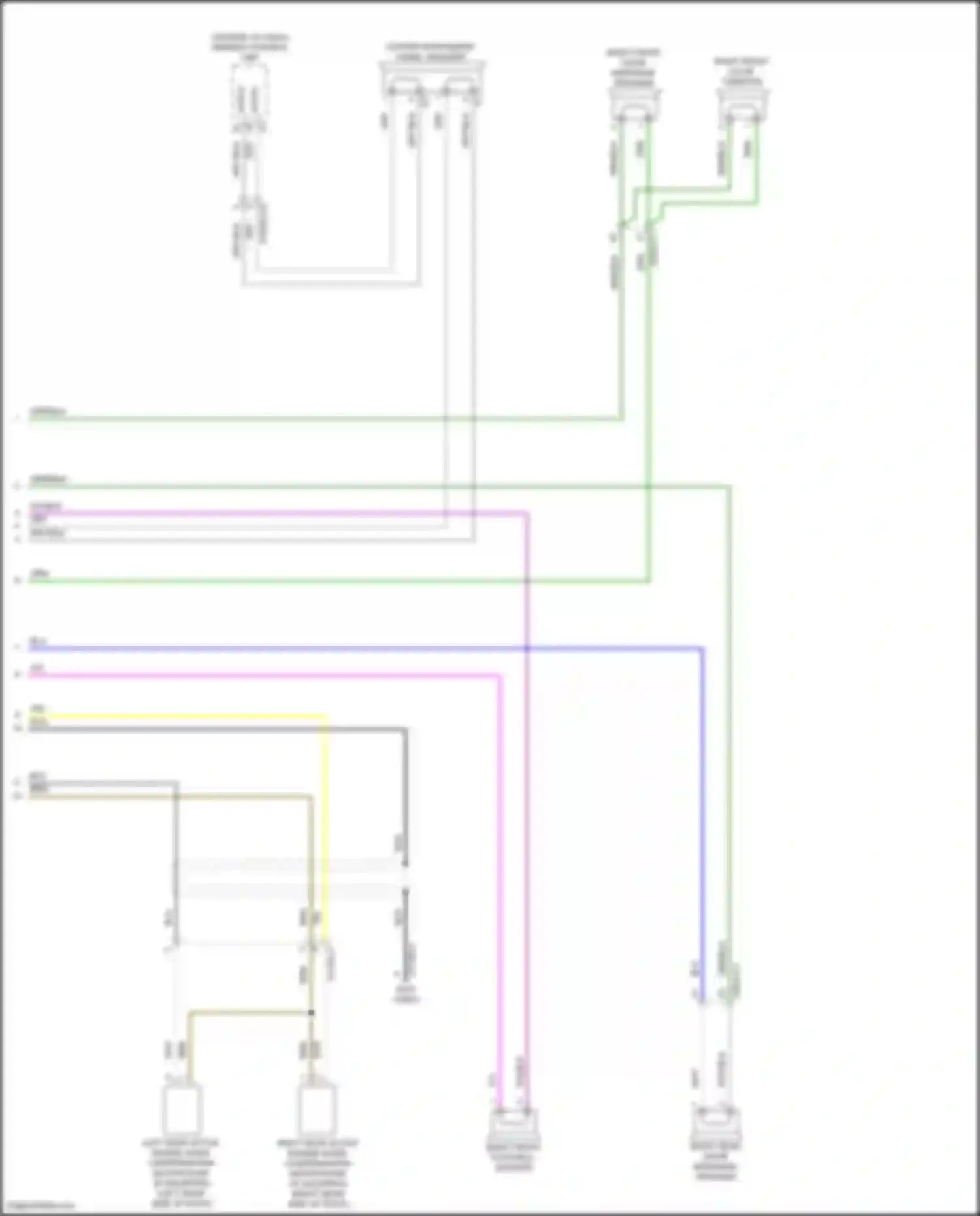 Wiring diagram audio l+ for Mercedes-Benz CLS-class AMG C257 facelift (2021-2024) (9 of 15)