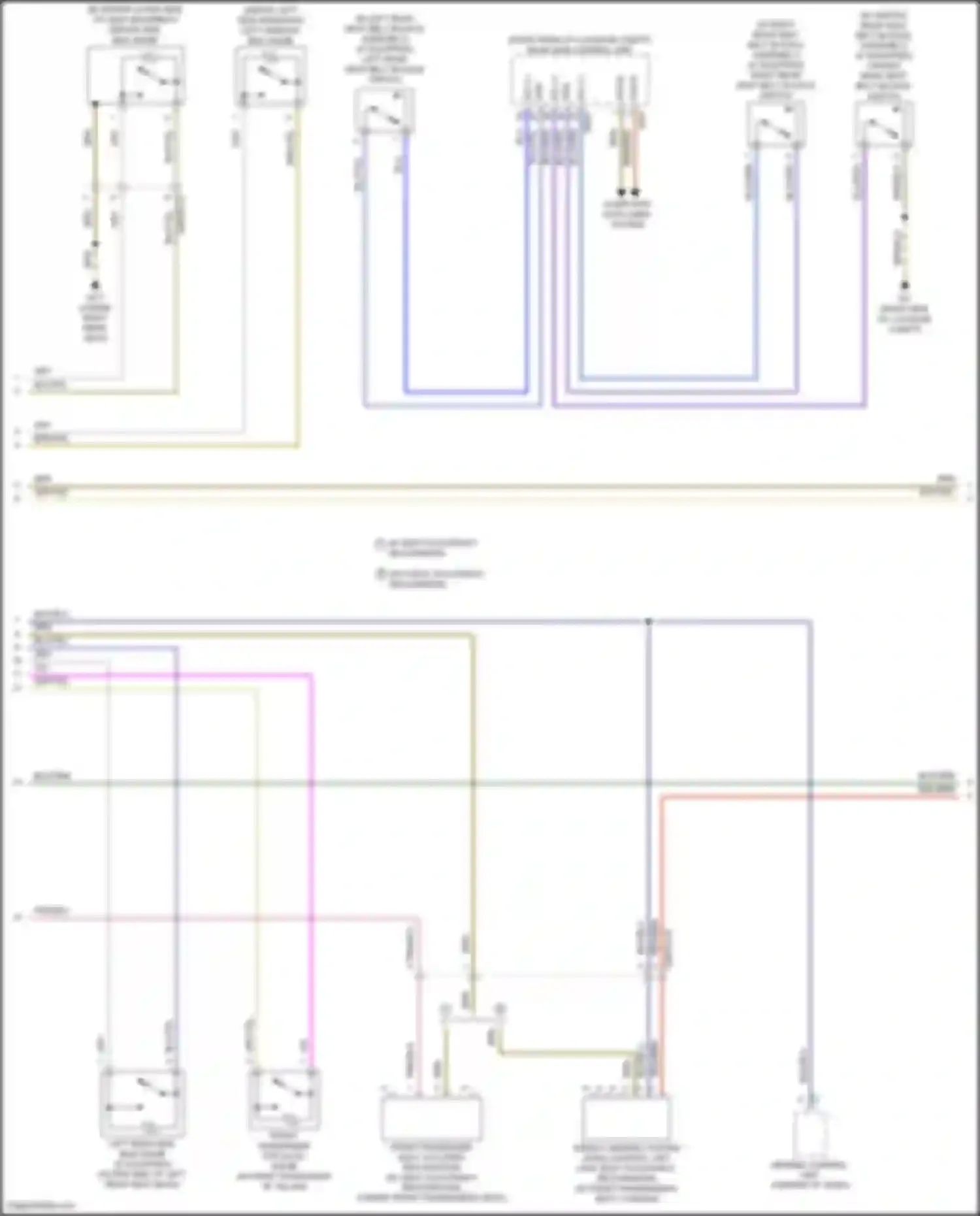 Wiring diagram brn/blk for Mercedes-Benz CLS-class AMG C257 facelift (2021-2024) (10 of 22)